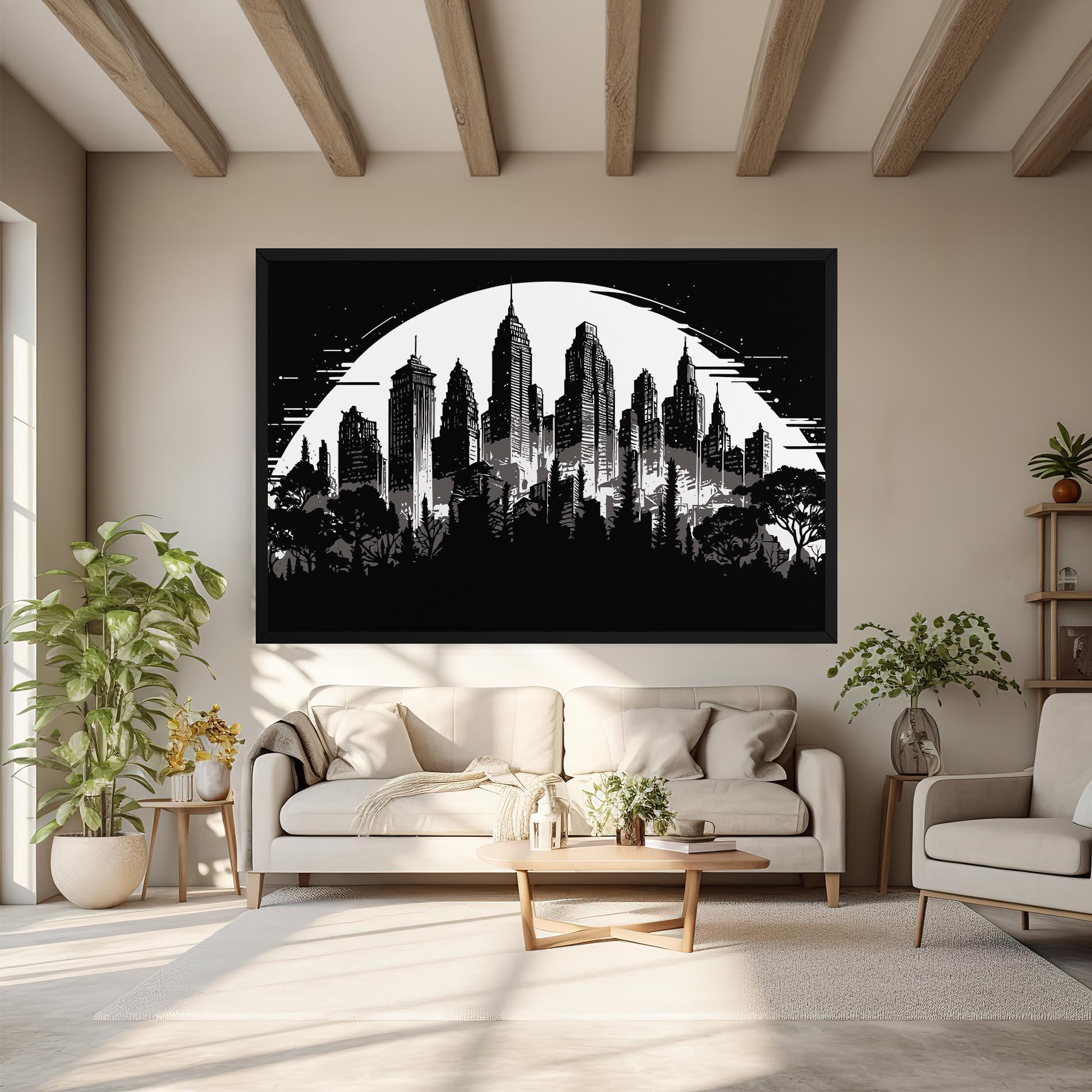 Tablou Canvas Australia Moon mockup 6