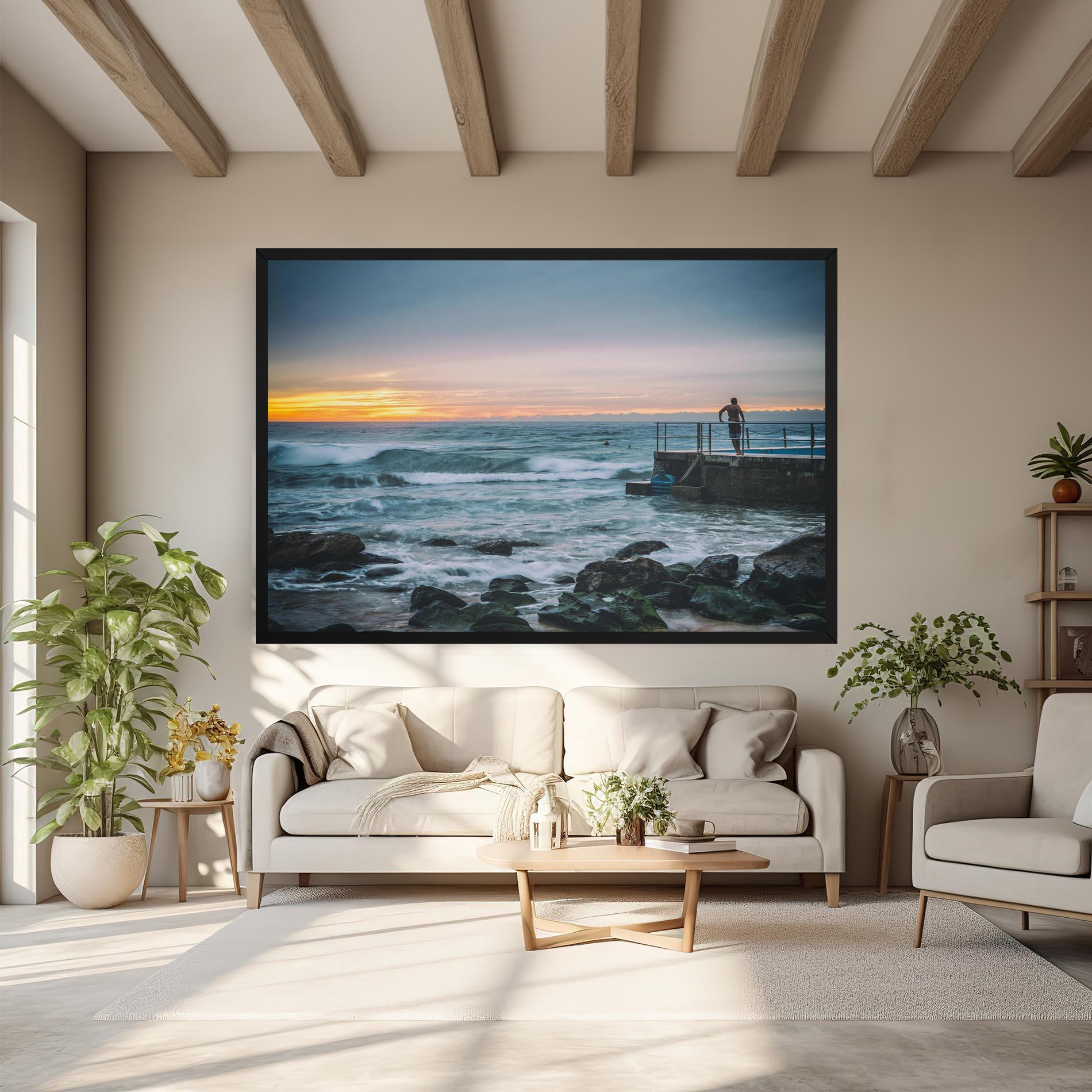 Tablou Canvas Bondi Beach Sunset mockup 6