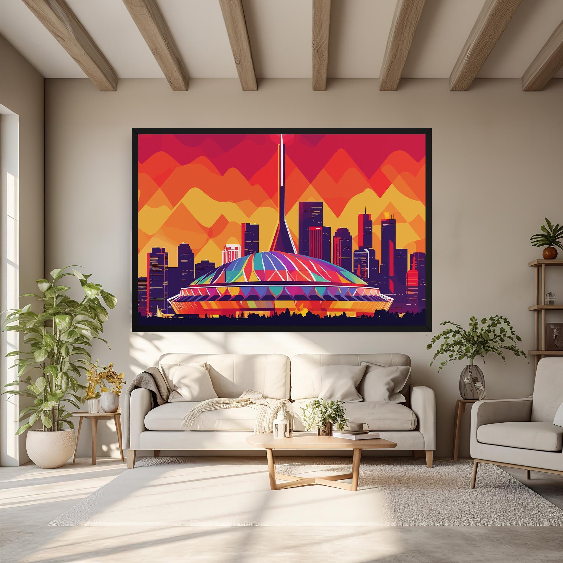 Tablou Canvas Olympic Stadium mockup 6