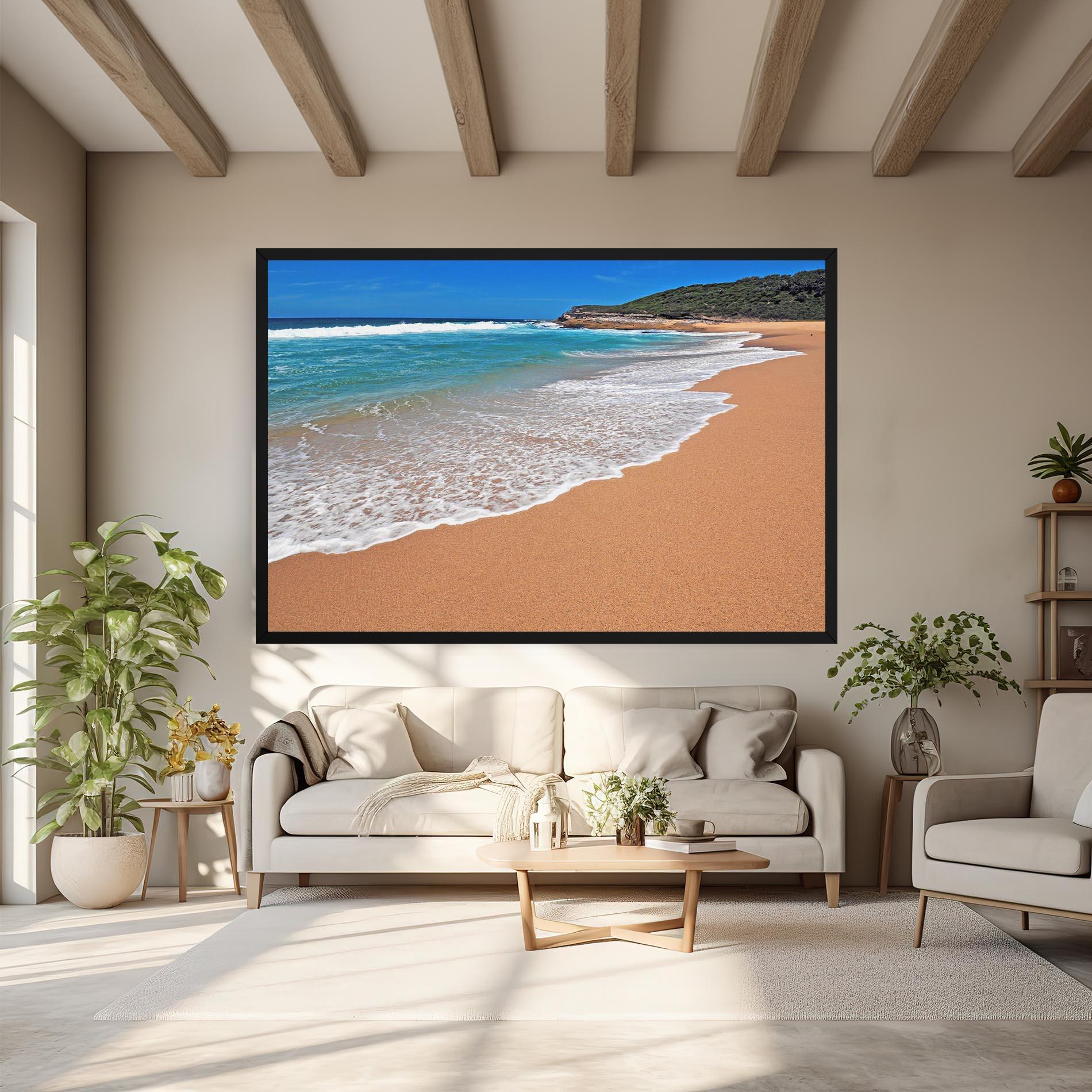 Tablou Canvas Pristine Beach mockup 6
