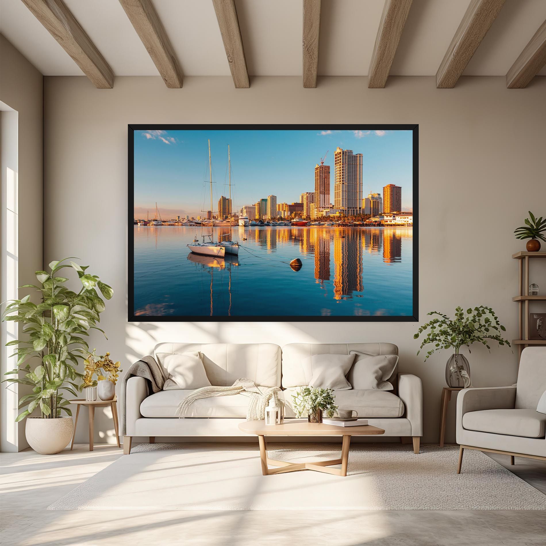 Skyscrapers Water mockup 6