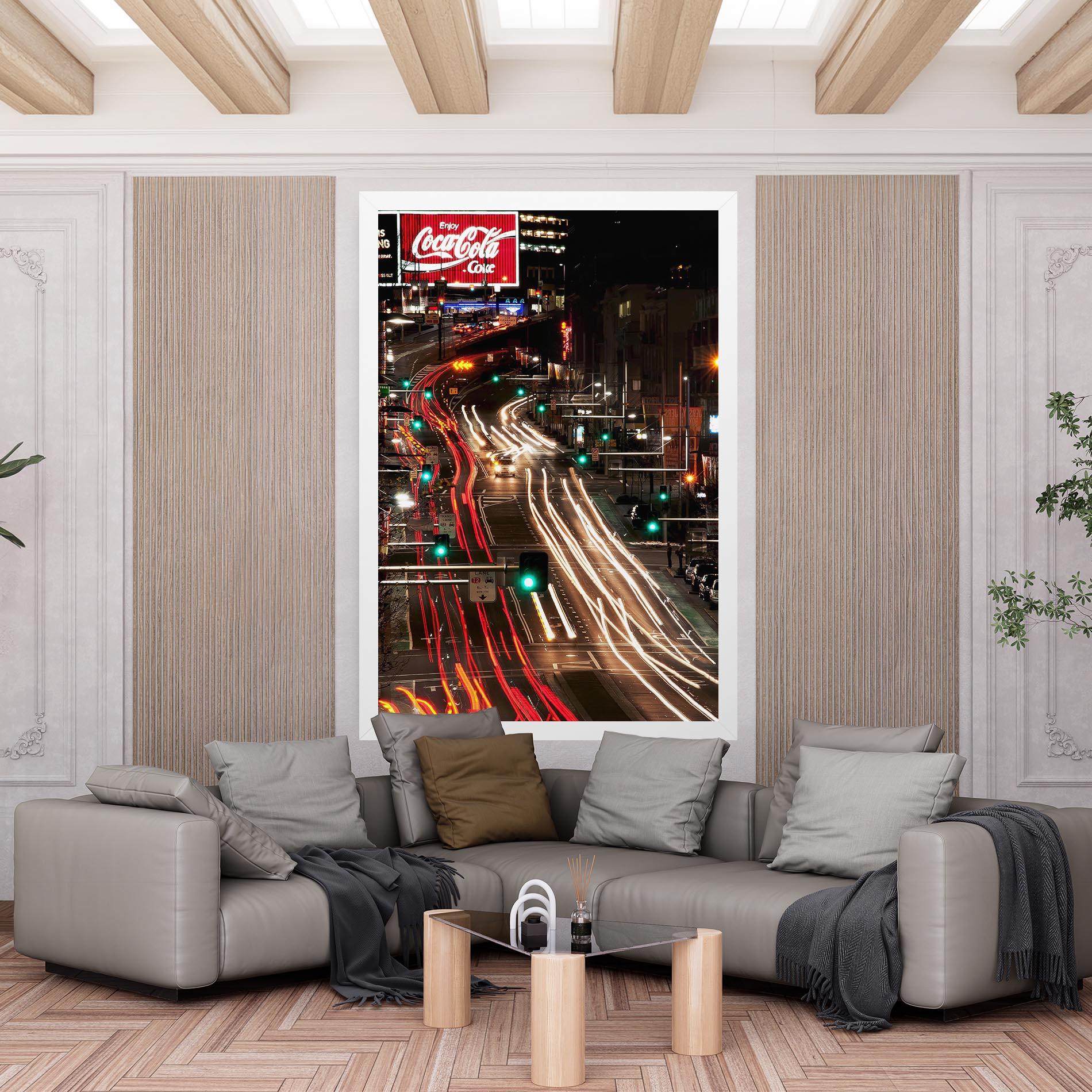 Tablou Canvas Car Light Road mockup 6