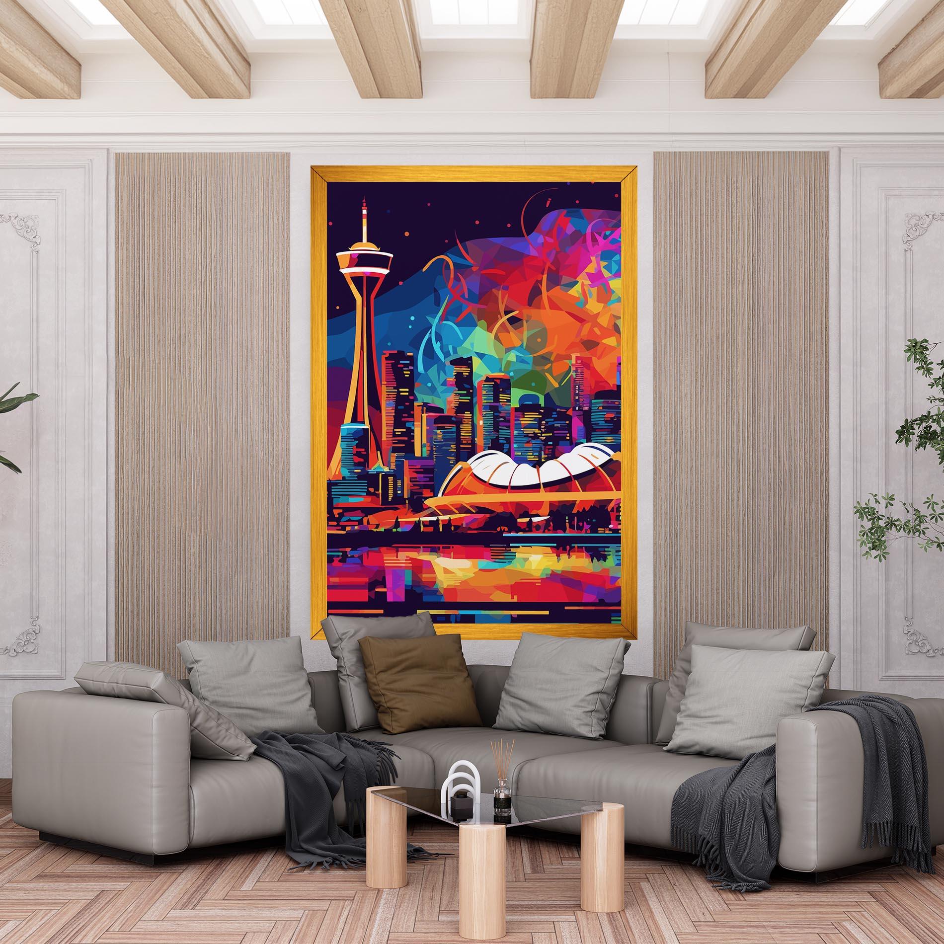 Tablou Canvas Olympic Stadium Art mockup 6