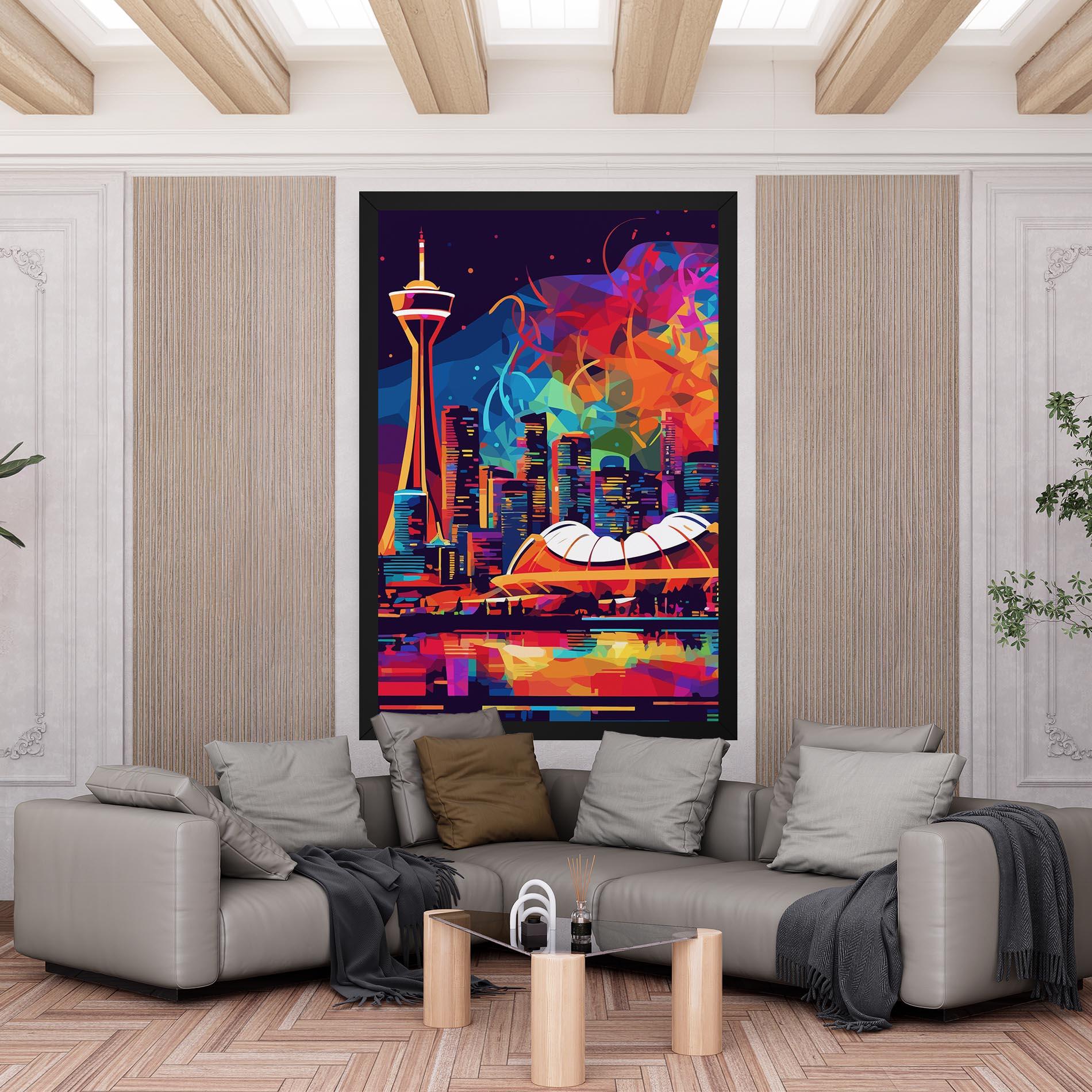 Tablou Canvas Olympic Stadium Art mockup 6