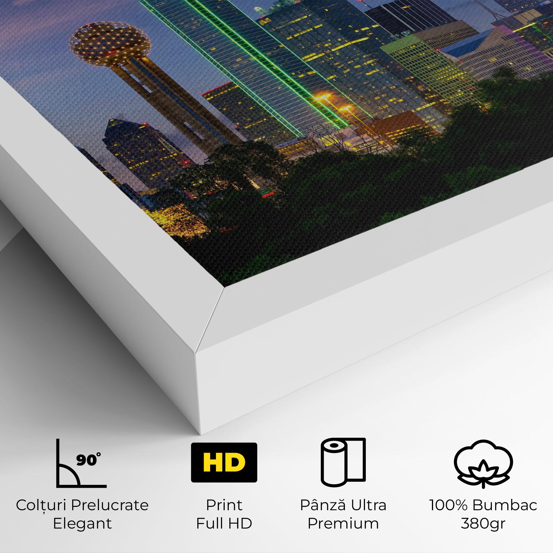Tablou Canvas Dallas Dusk mockup 4