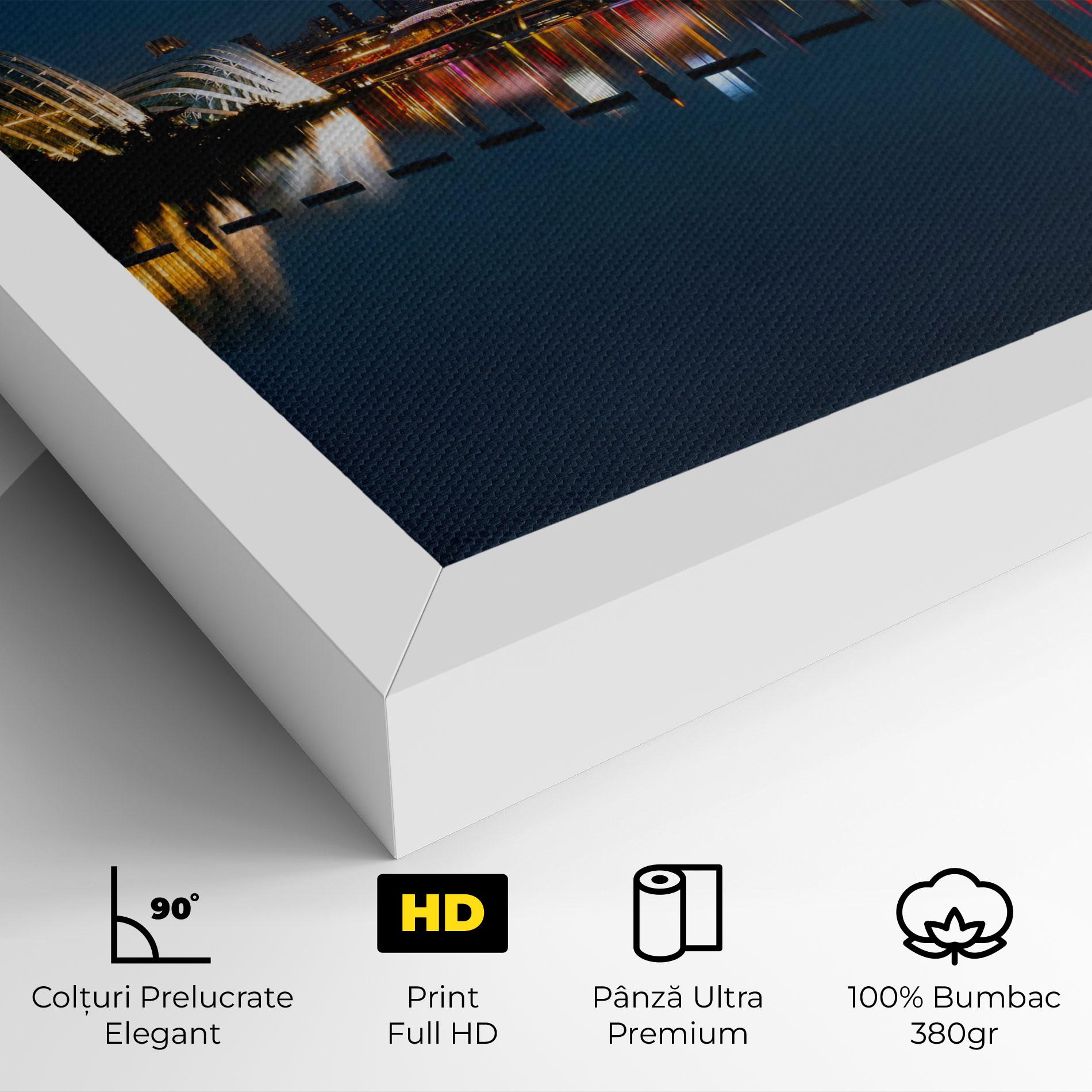 Tablou Canvas Singapore City Skyline mockup 4