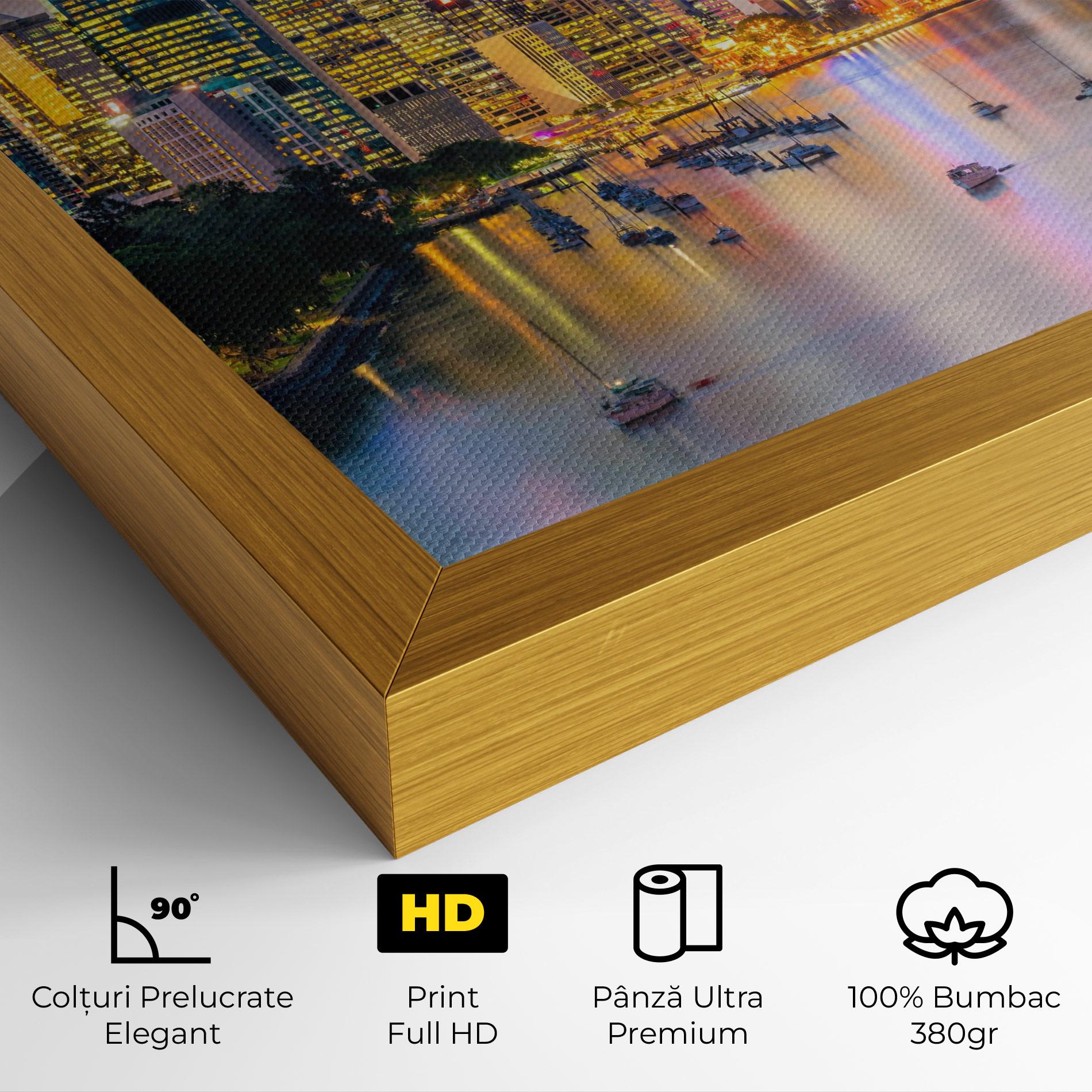 Tablou Canvas Brisbane City Skyline mockup 4