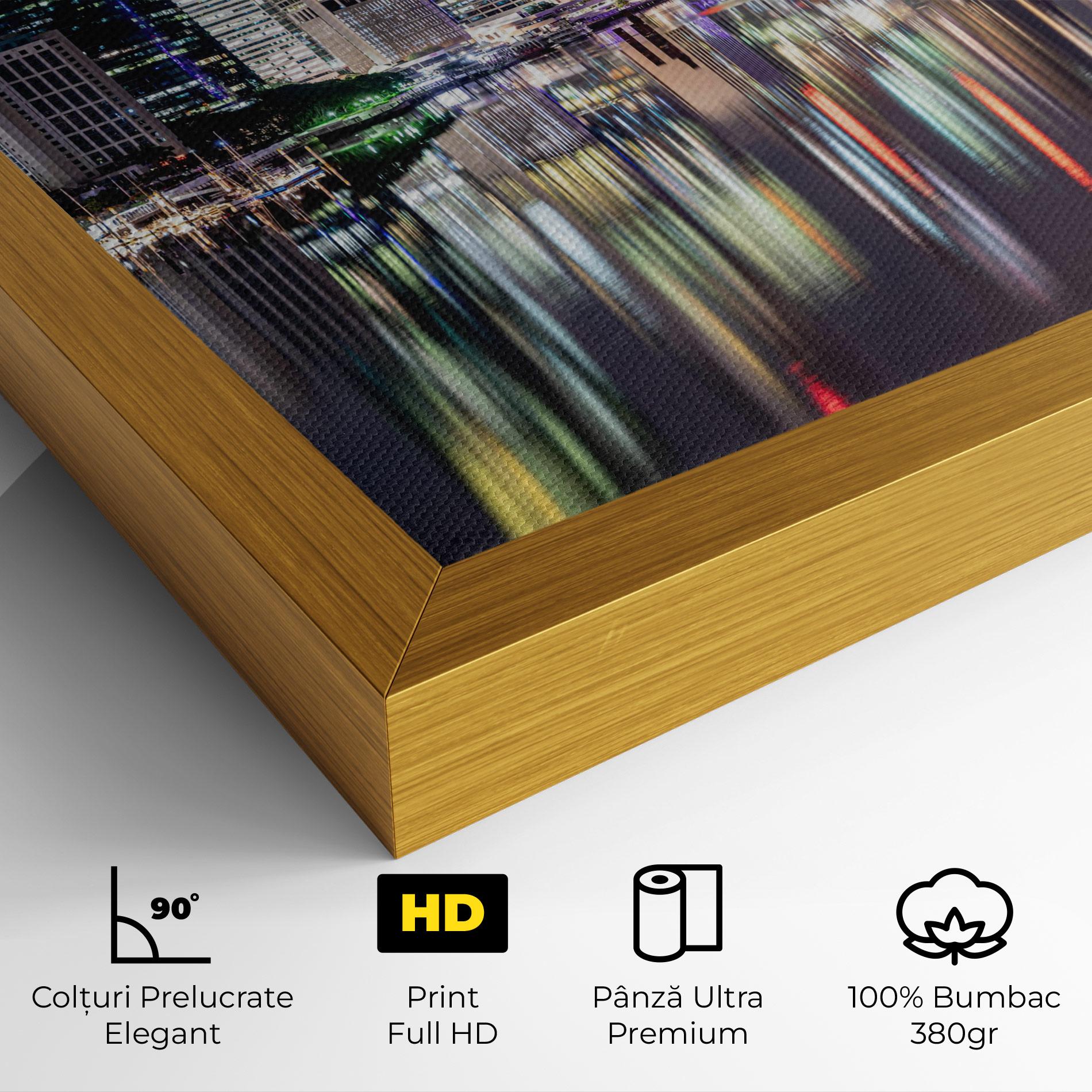 Tablou Canvas Brisbane Night mockup 4