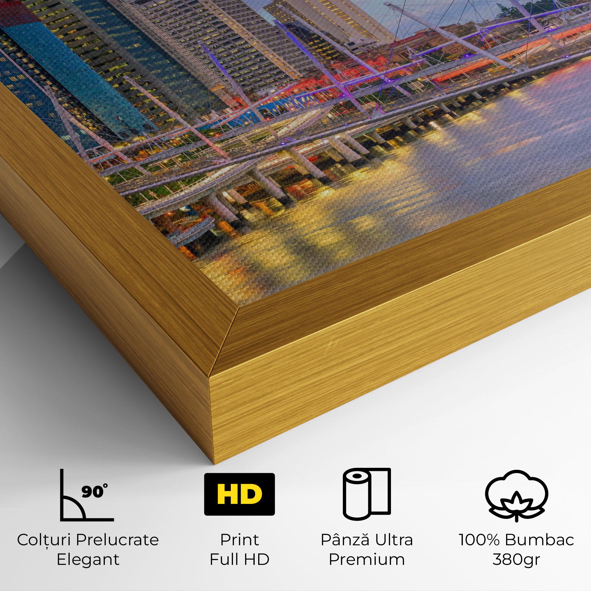 Tablou Canvas Brisbane River Australia mockup 4