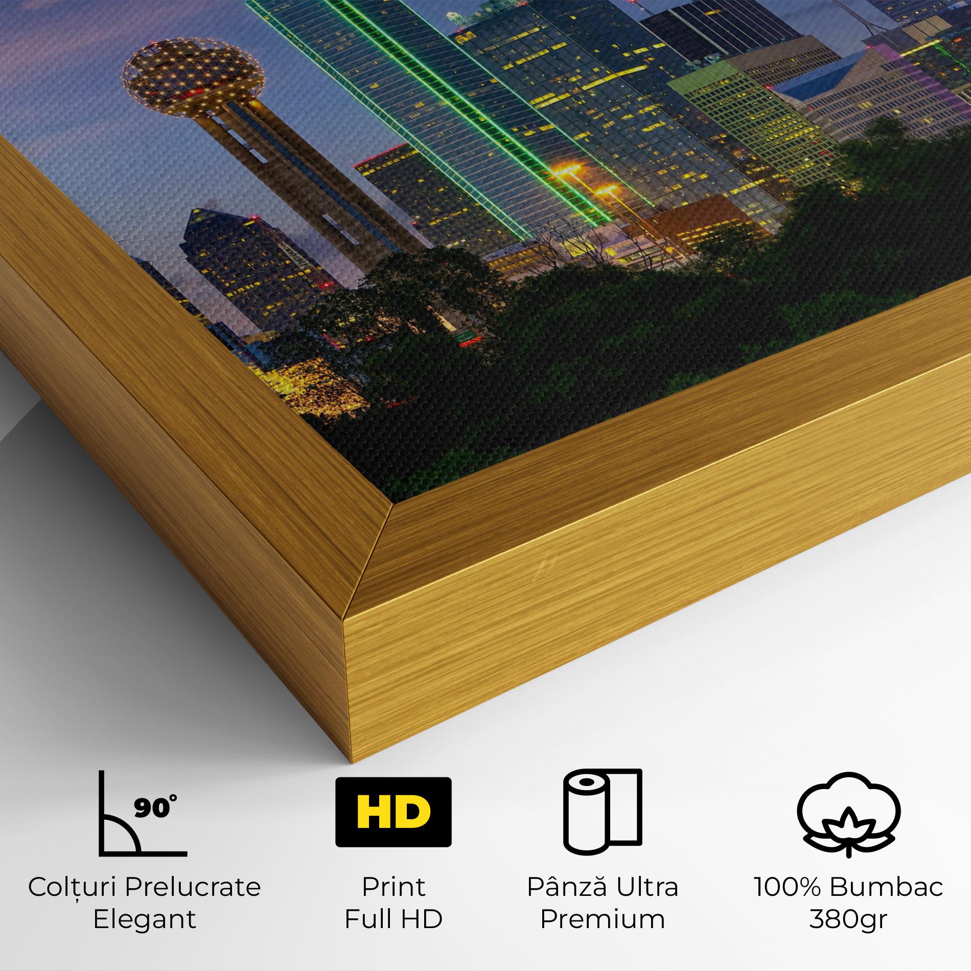 Tablou Canvas Dallas Dusk mockup 4