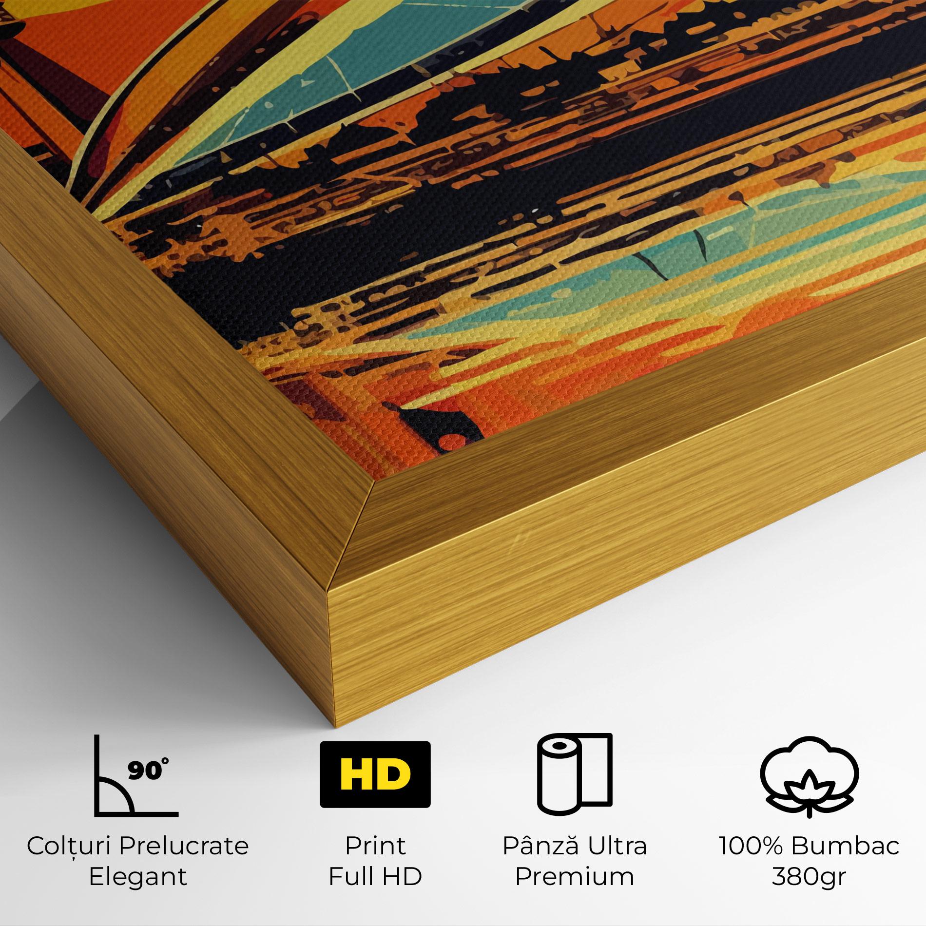 Tablou Canvas Montreal Skyline mockup 4