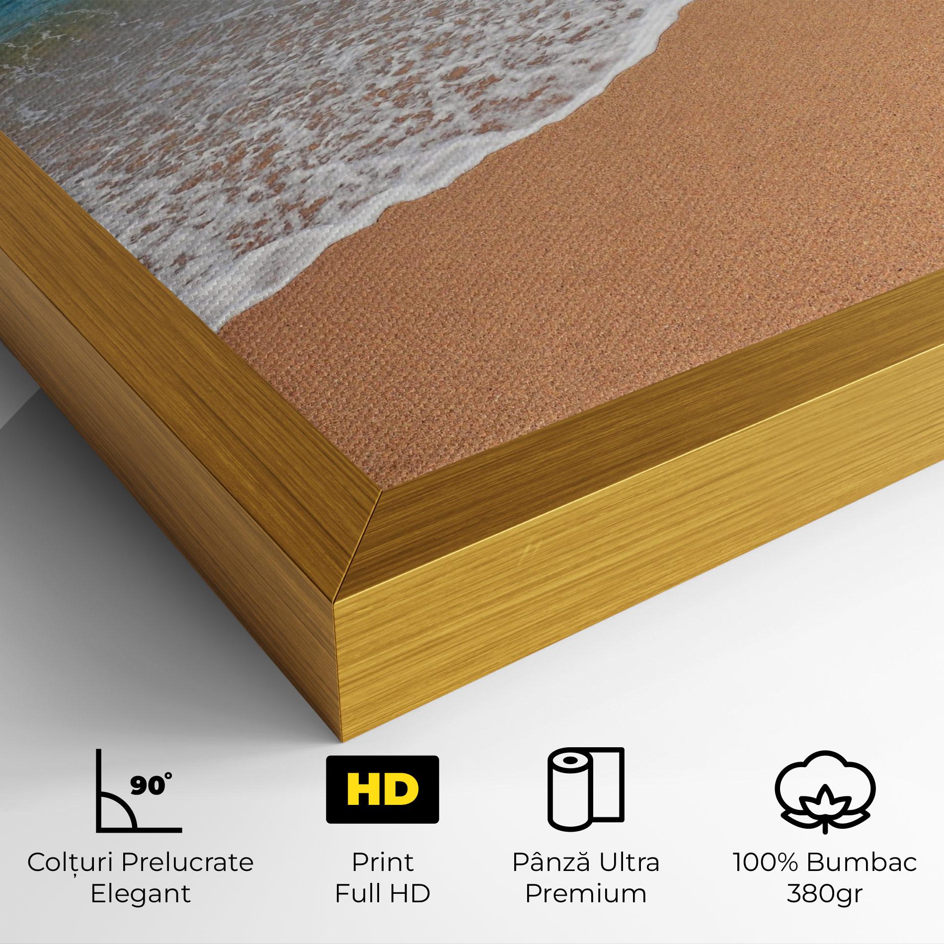 Tablou Canvas Pristine Beach mockup 4