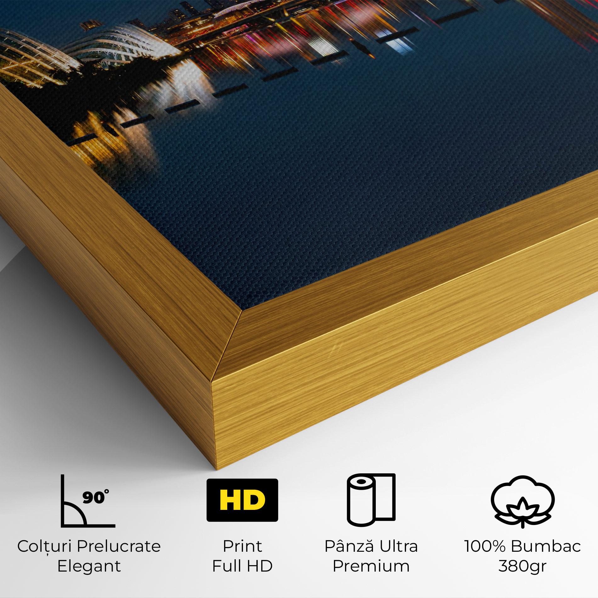 Tablou Canvas Singapore City Skyline mockup 4