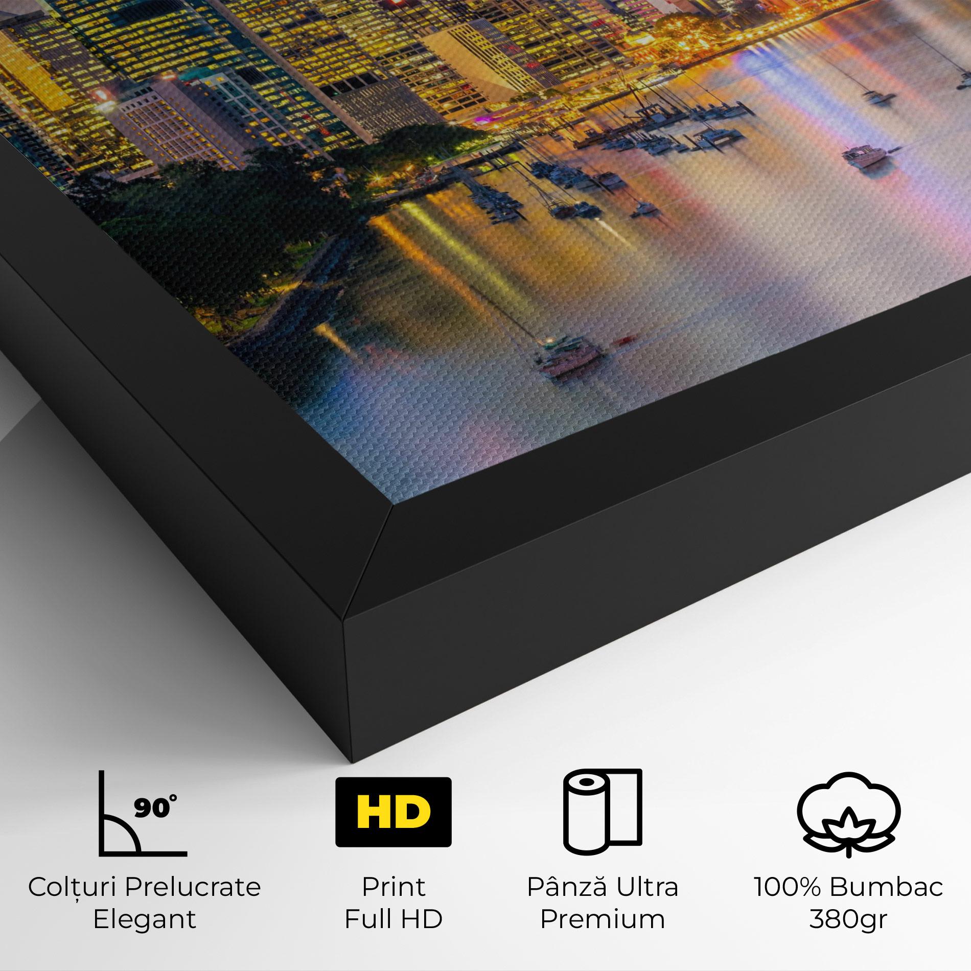 Tablou Canvas Brisbane City Skyline mockup 4