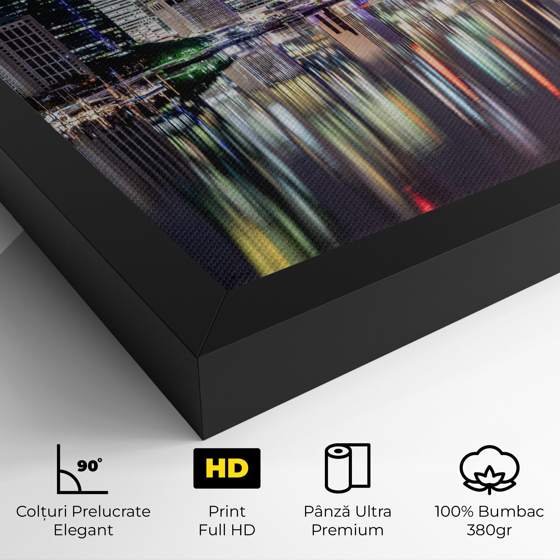 Tablou Canvas Brisbane Night mockup 4