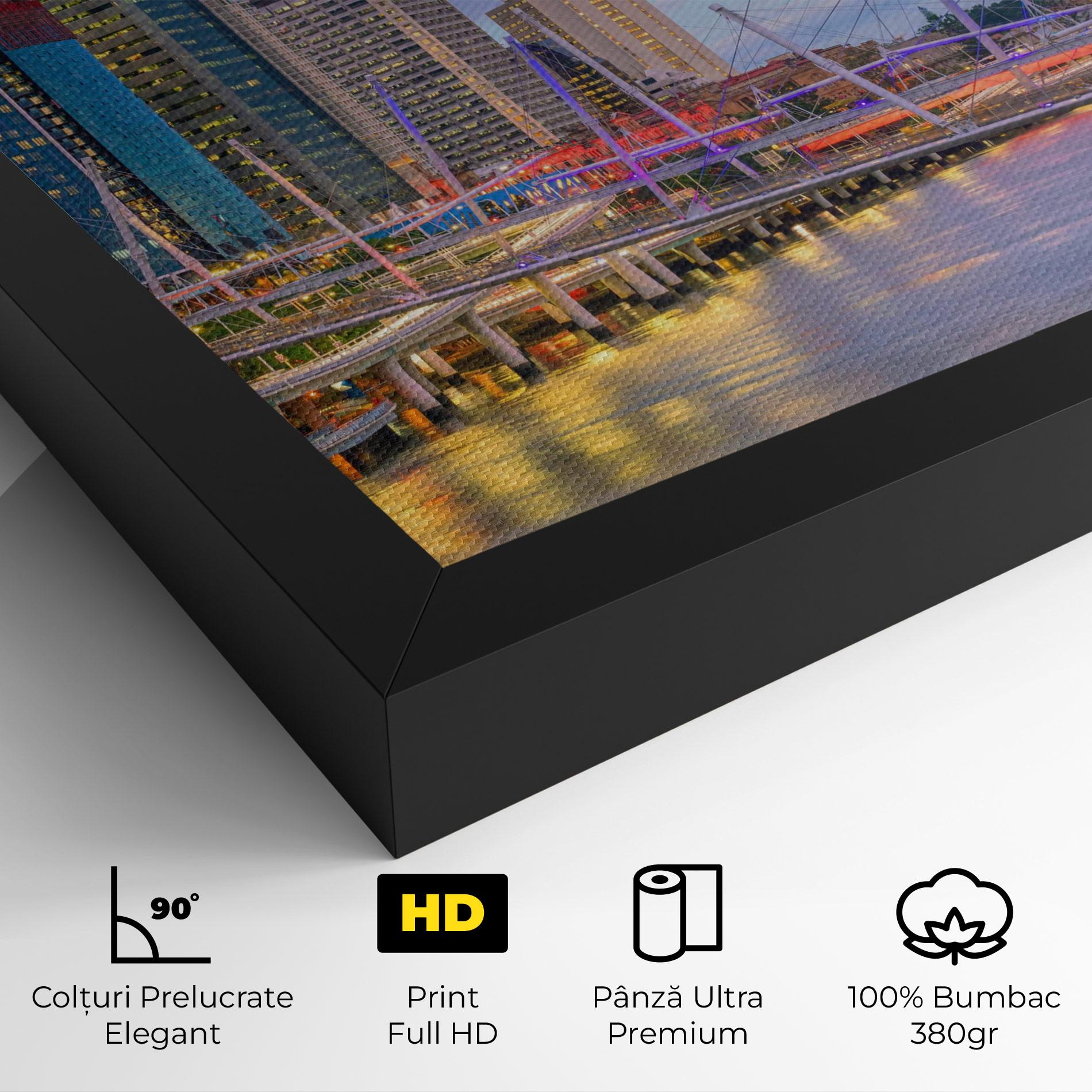 Tablou Canvas Brisbane River Australia mockup 4