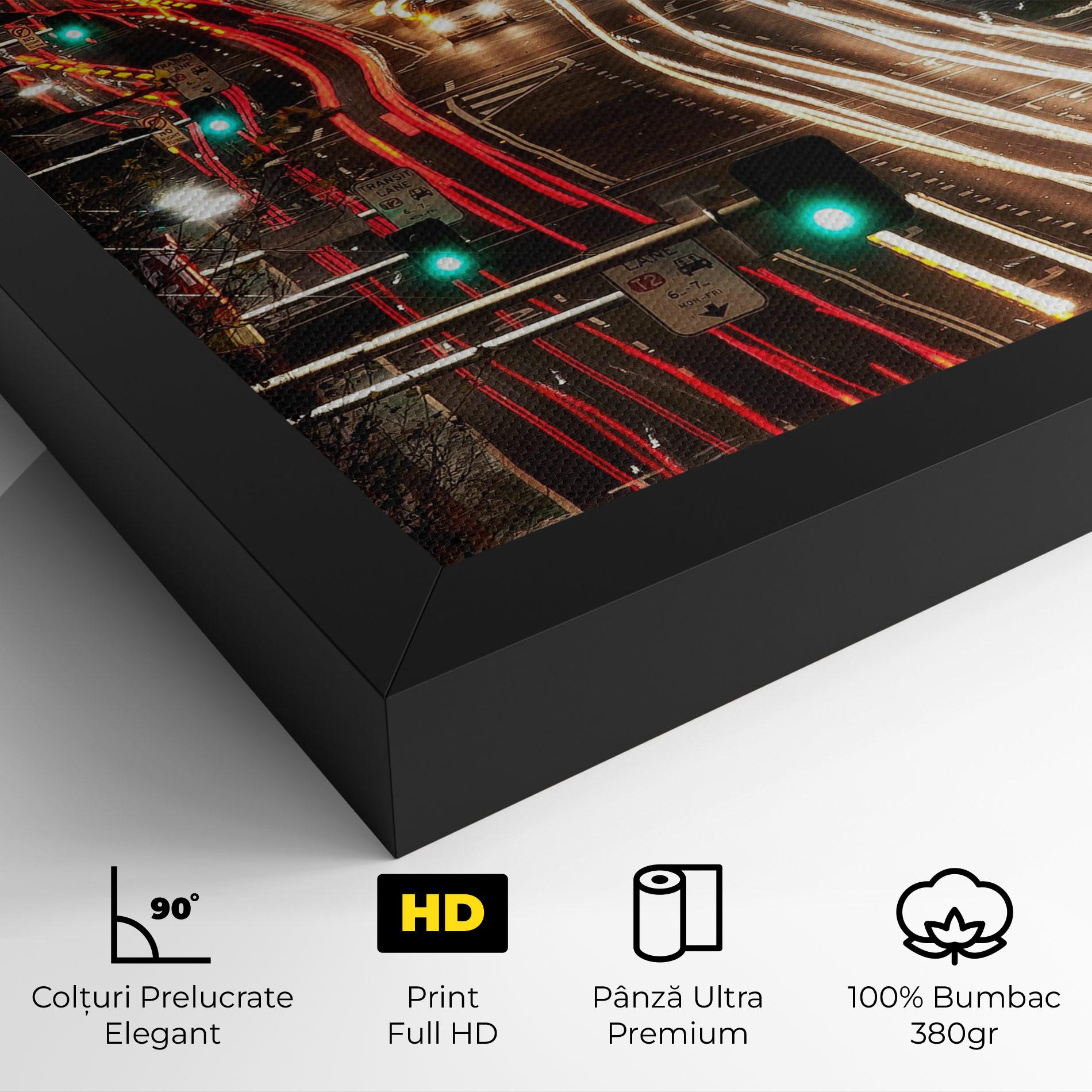 Tablou Canvas Car Light Road mockup 4