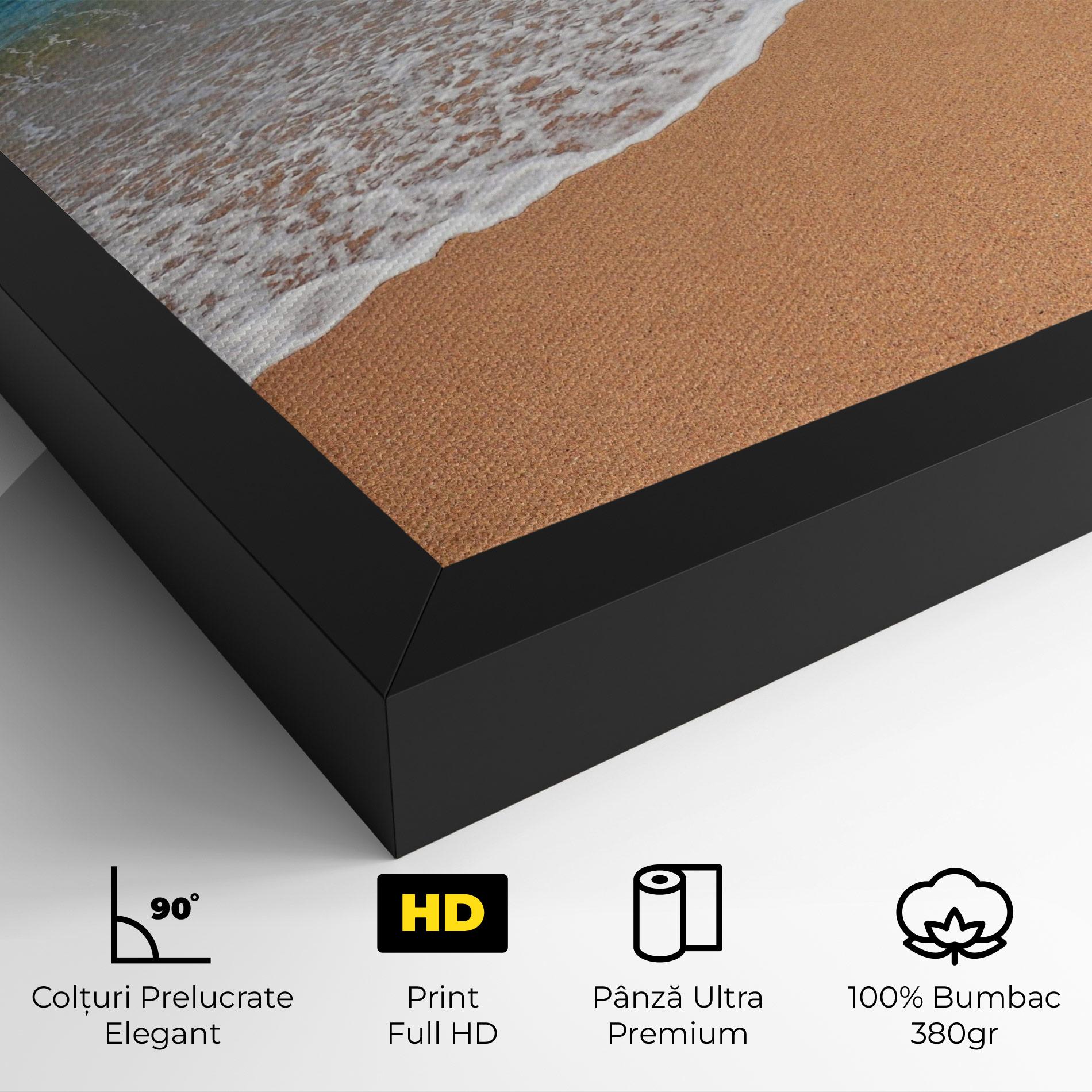 Tablou Canvas Pristine Beach mockup 4