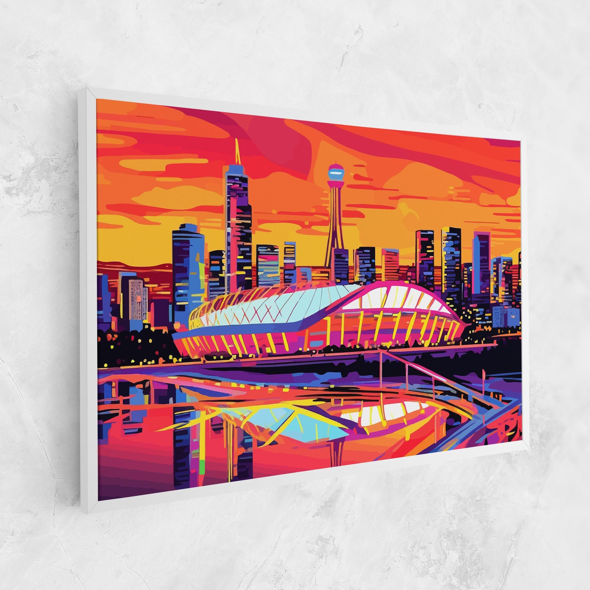 Australian Orange Sunset mockup 1