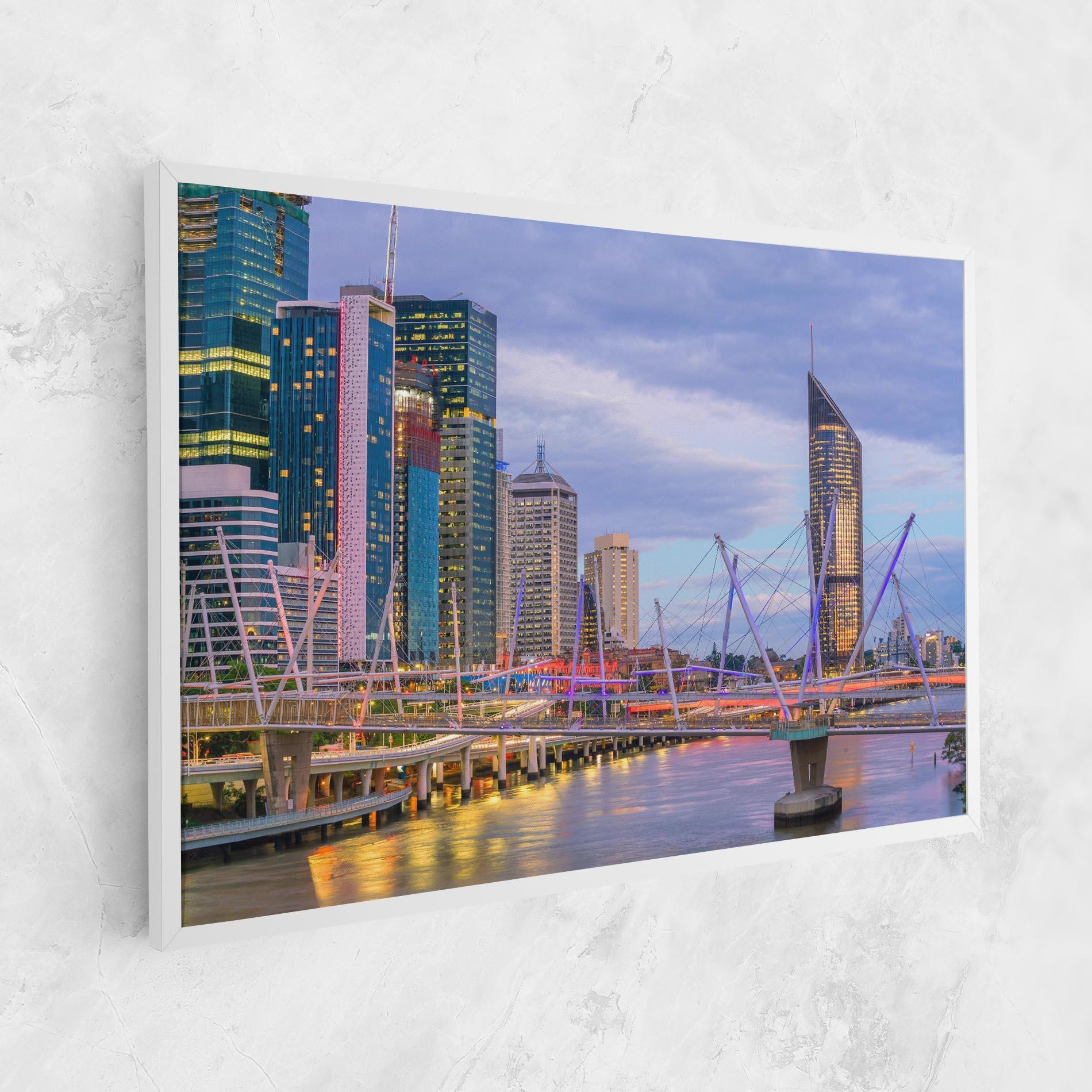 Tablou Canvas Brisbane River Australia mockup 1