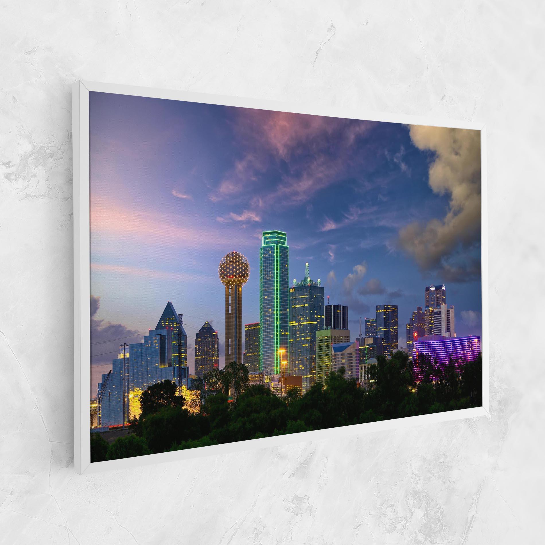 Tablou Canvas Dallas Dusk mockup 1