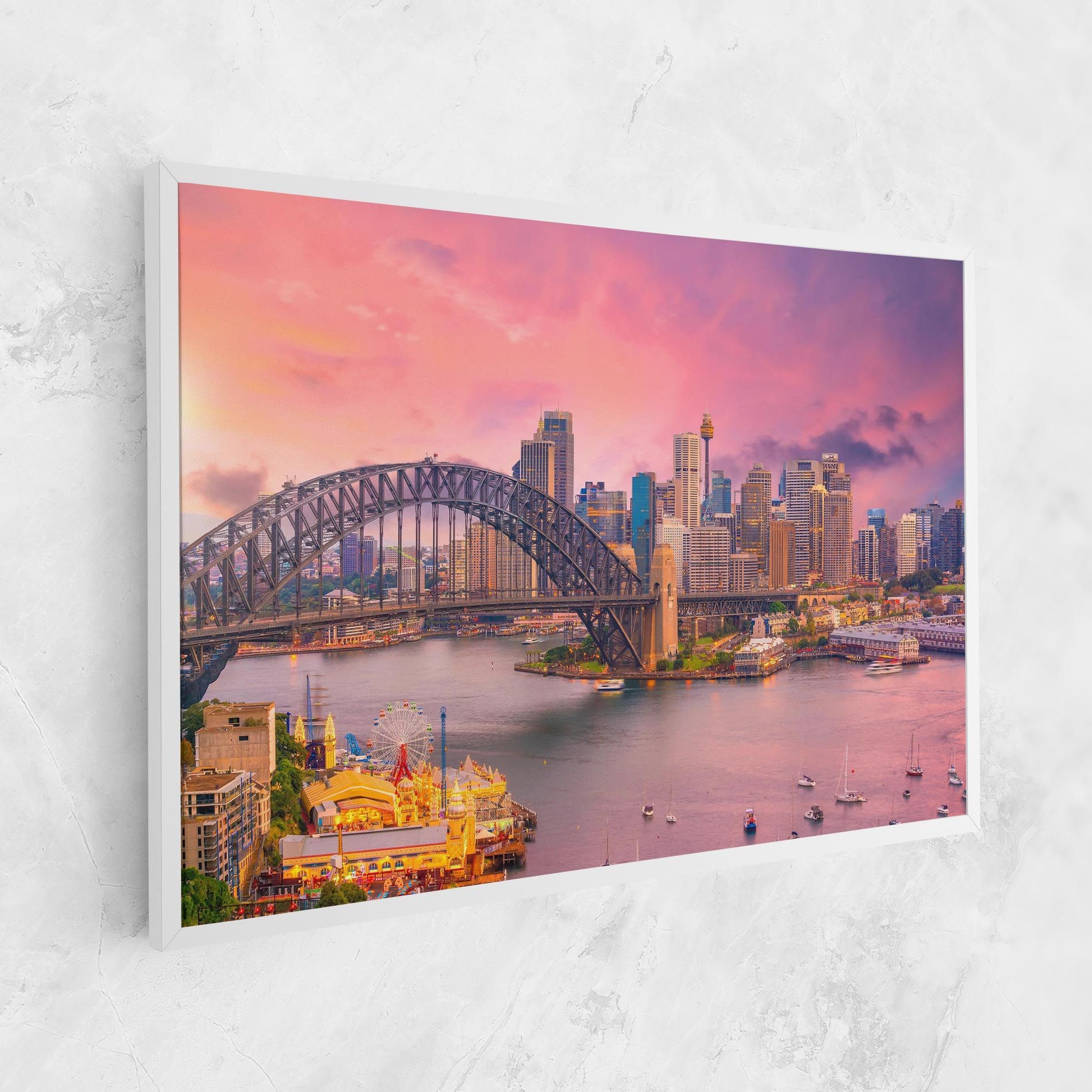 Pink Sydney Skyline mockup 1