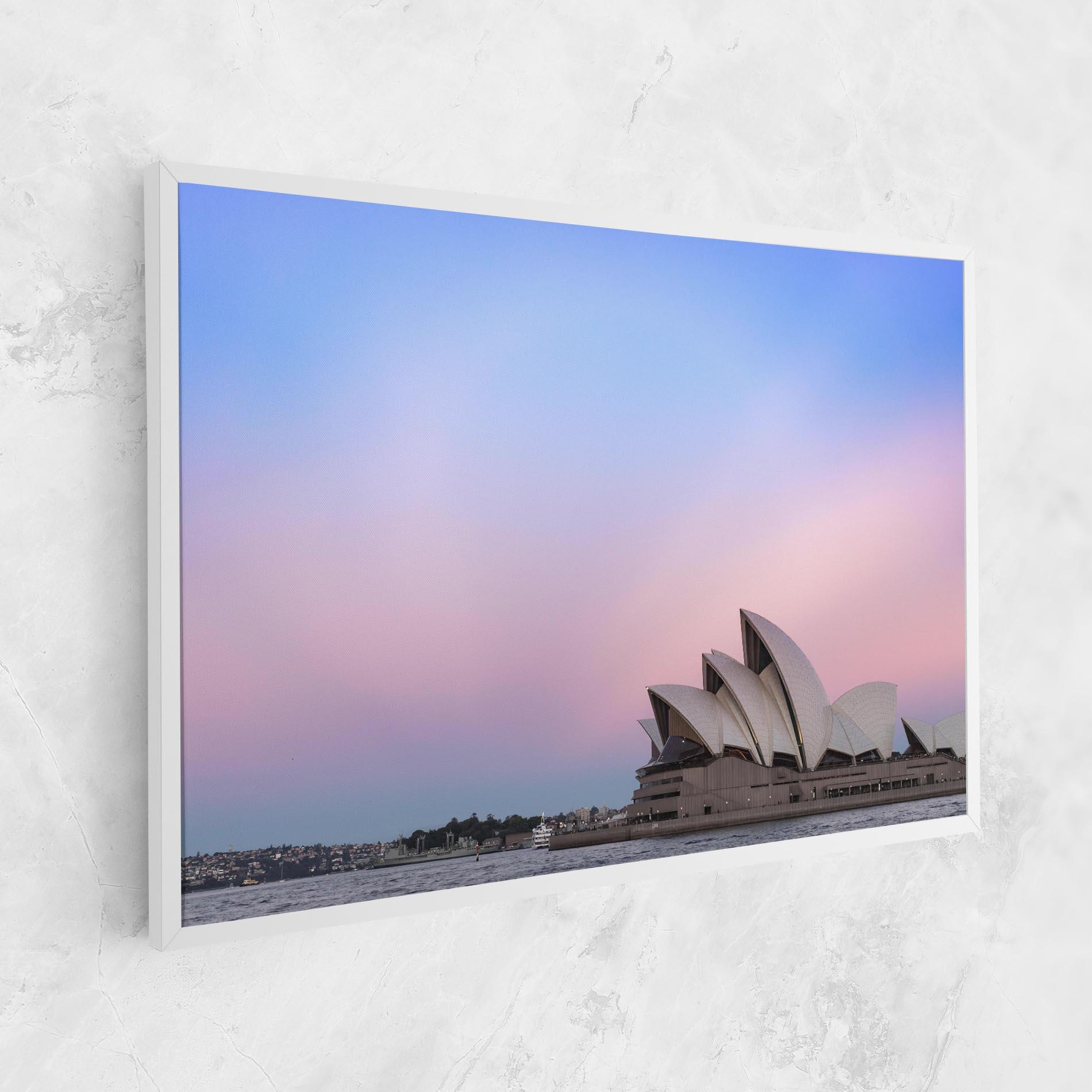Tablou Canvas Sydney Purple Sky mockup 1