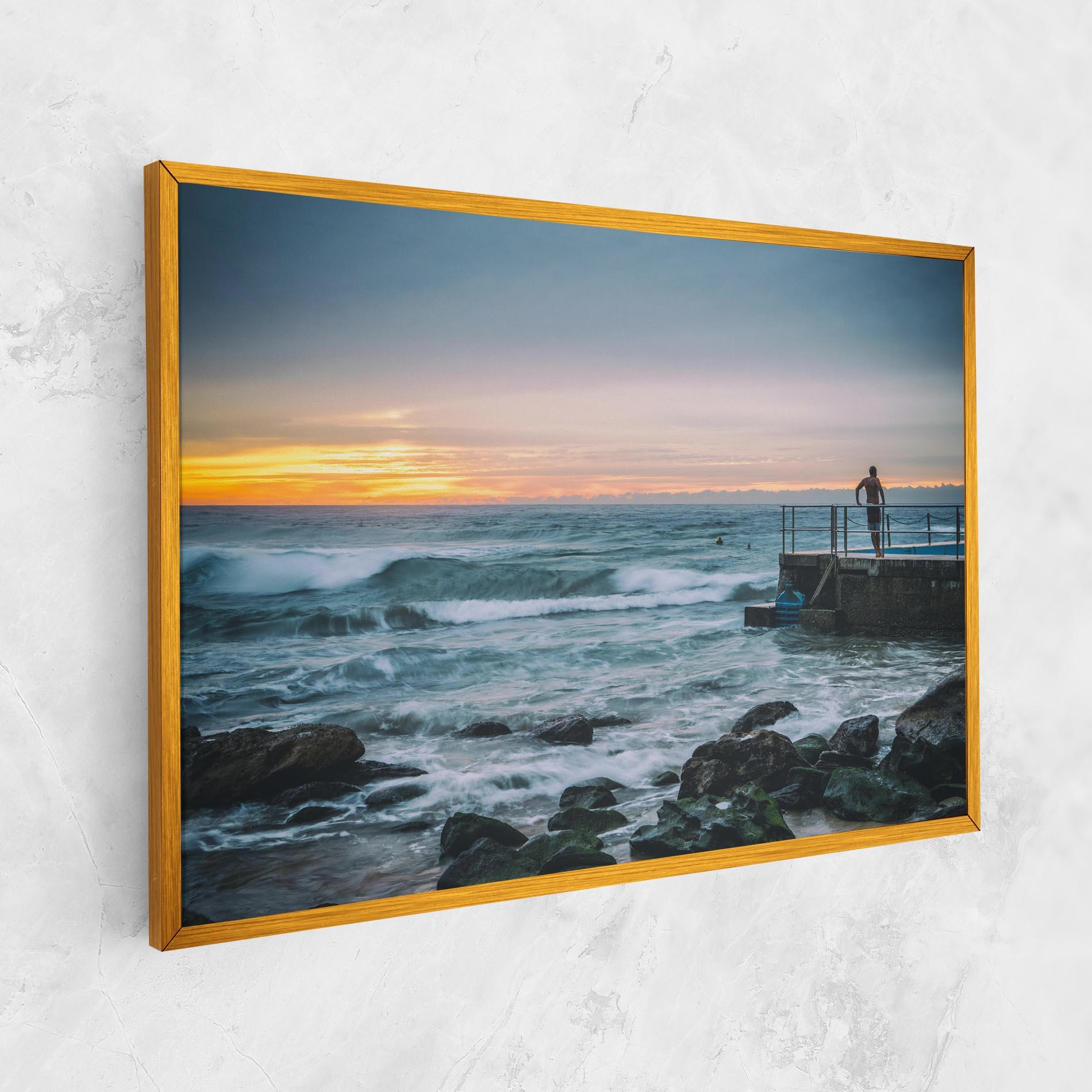 Tablou Canvas Bondi Beach Sunset mockup 1