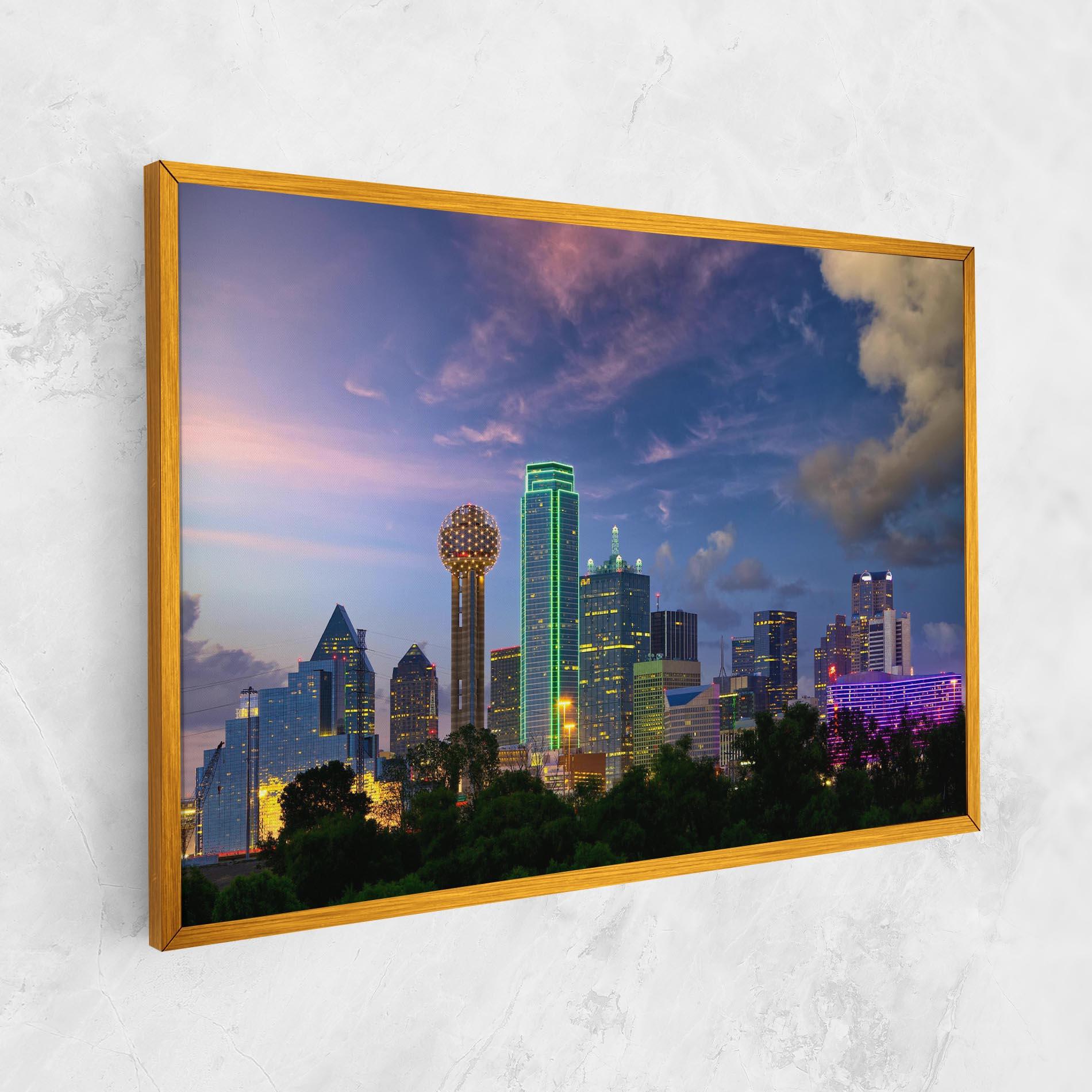 Tablou Canvas Dallas Dusk mockup 1