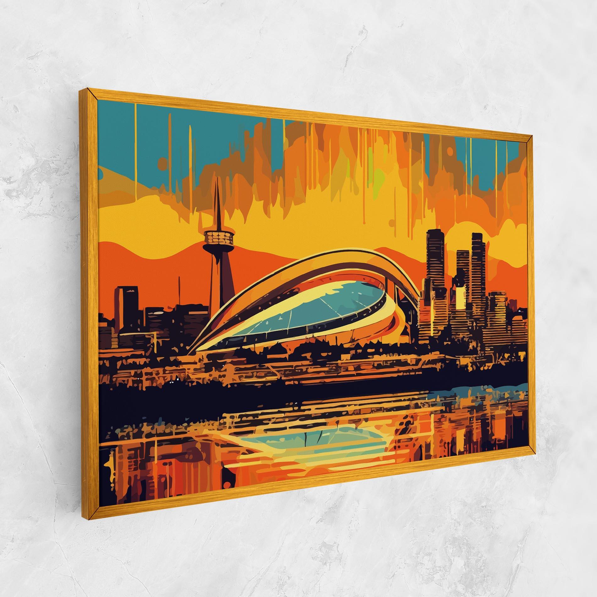 Tablou Canvas Montreal Skyline mockup 1