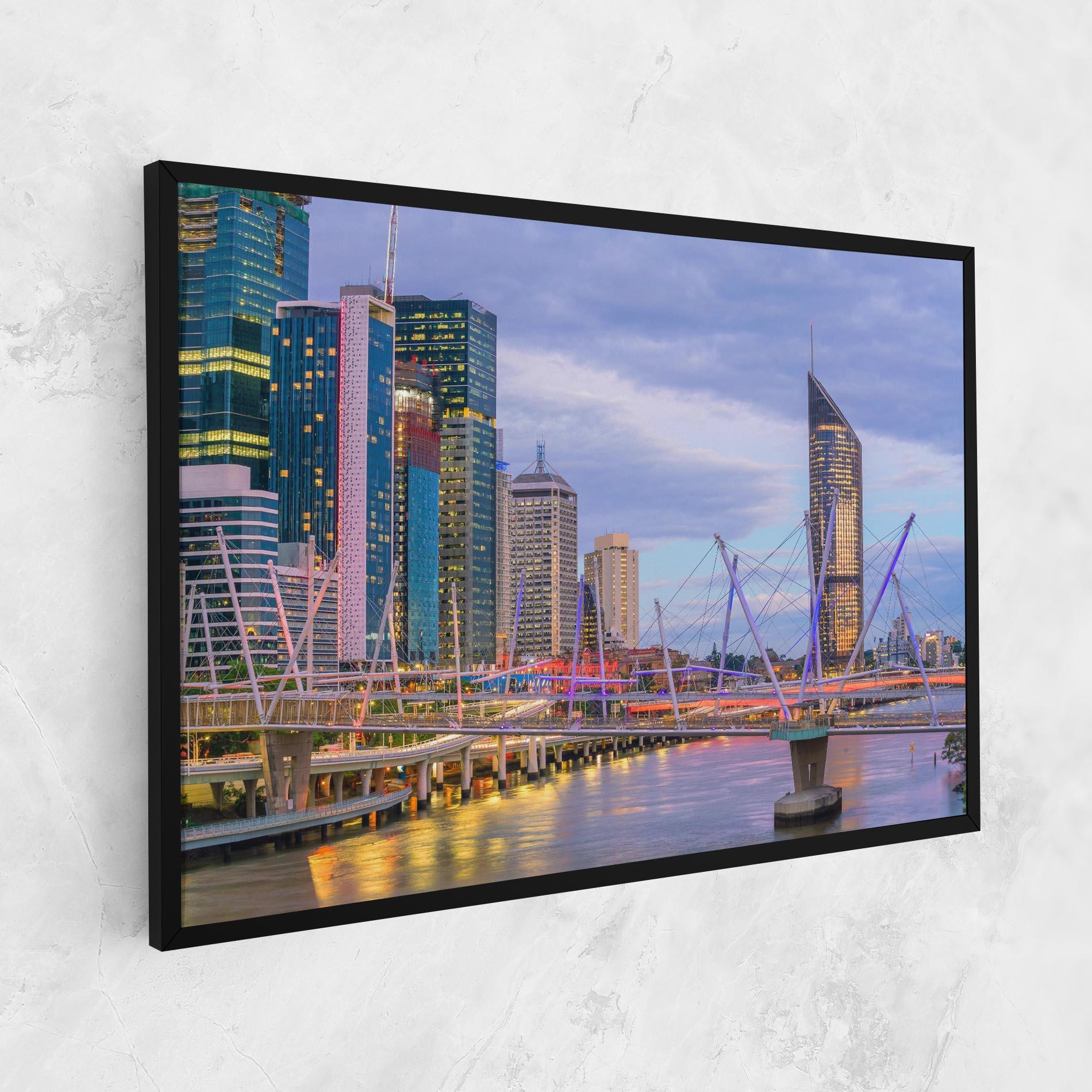 Tablou Canvas Brisbane River Australia mockup 1