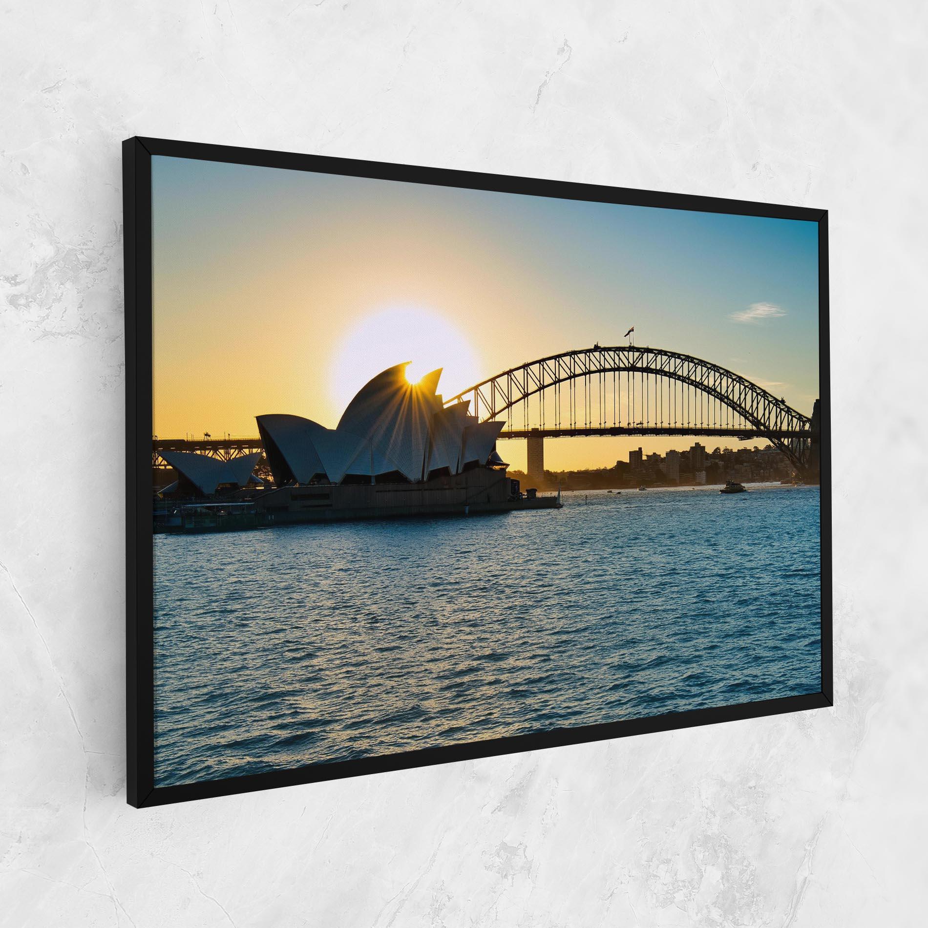 Tablou Canvas Sunrise Sydney mockup 1
