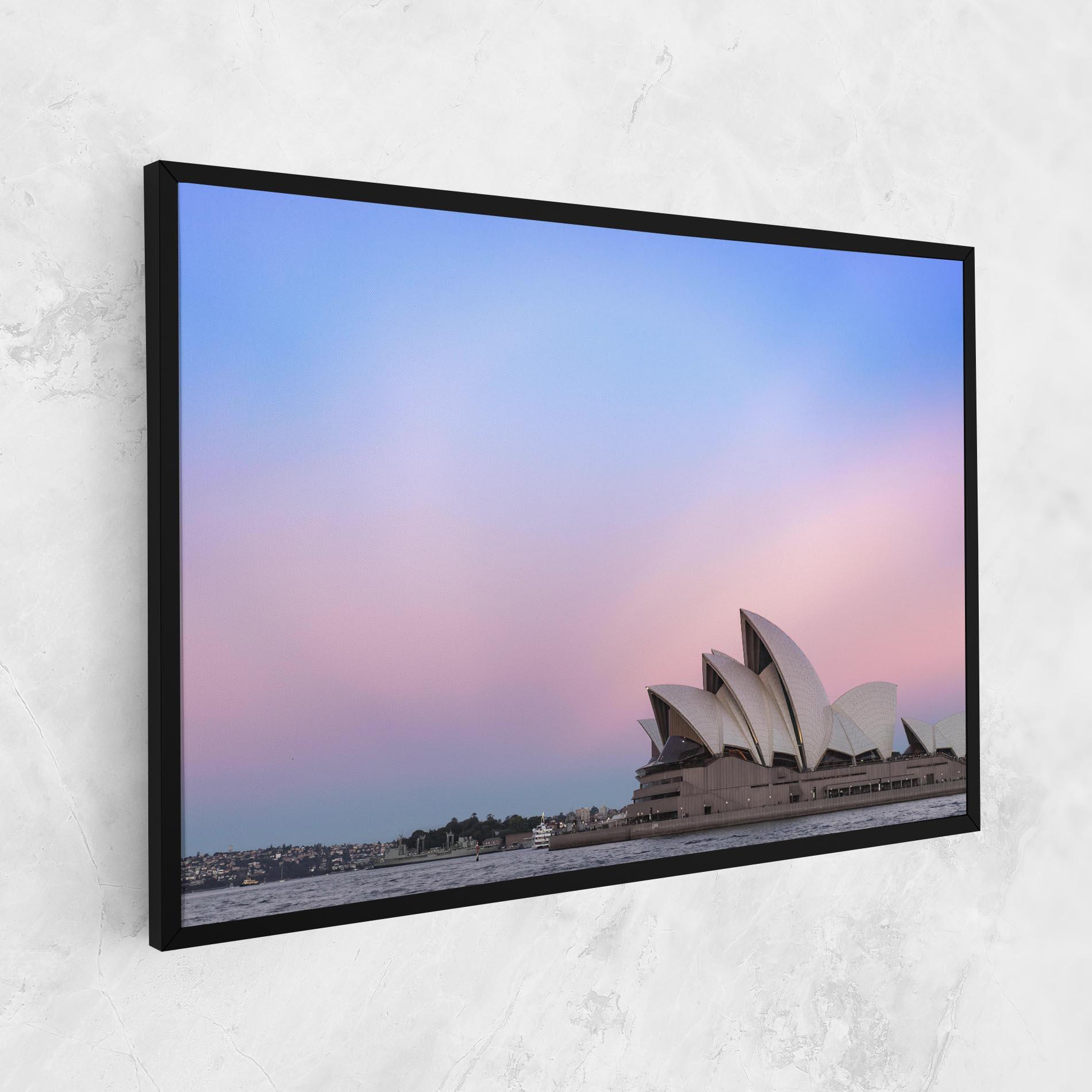 Tablou Canvas Sydney Purple Sky mockup 1
