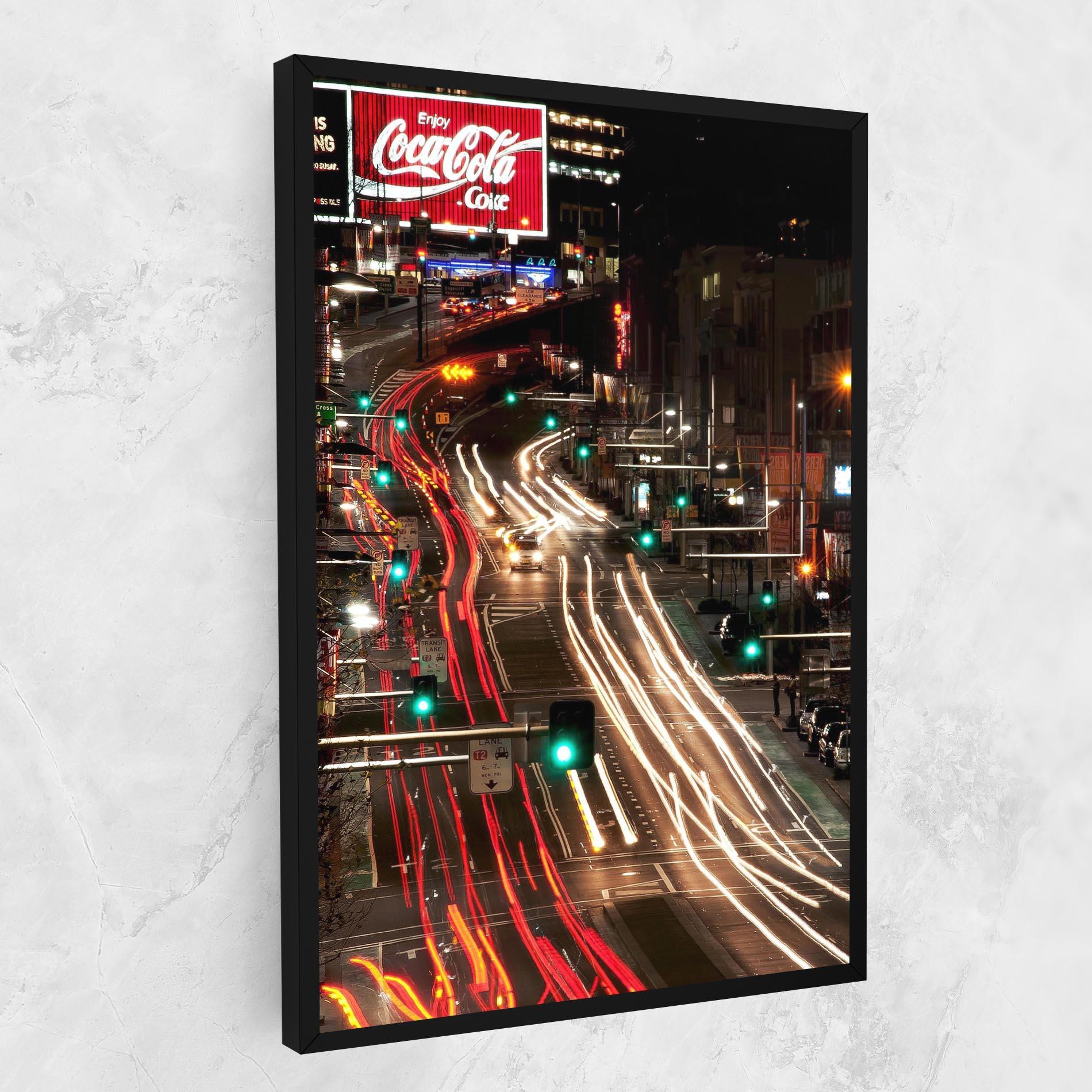 Tablou Canvas Car Light Road mockup 1