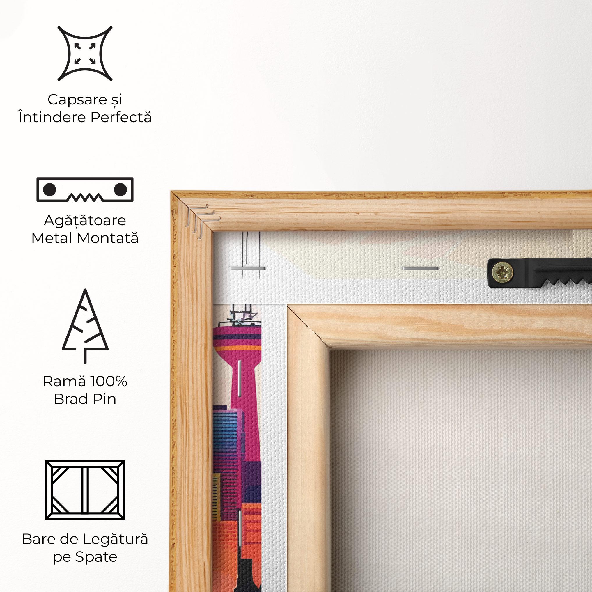 Tablou Canvas Olympic Stadium Color mockup 5