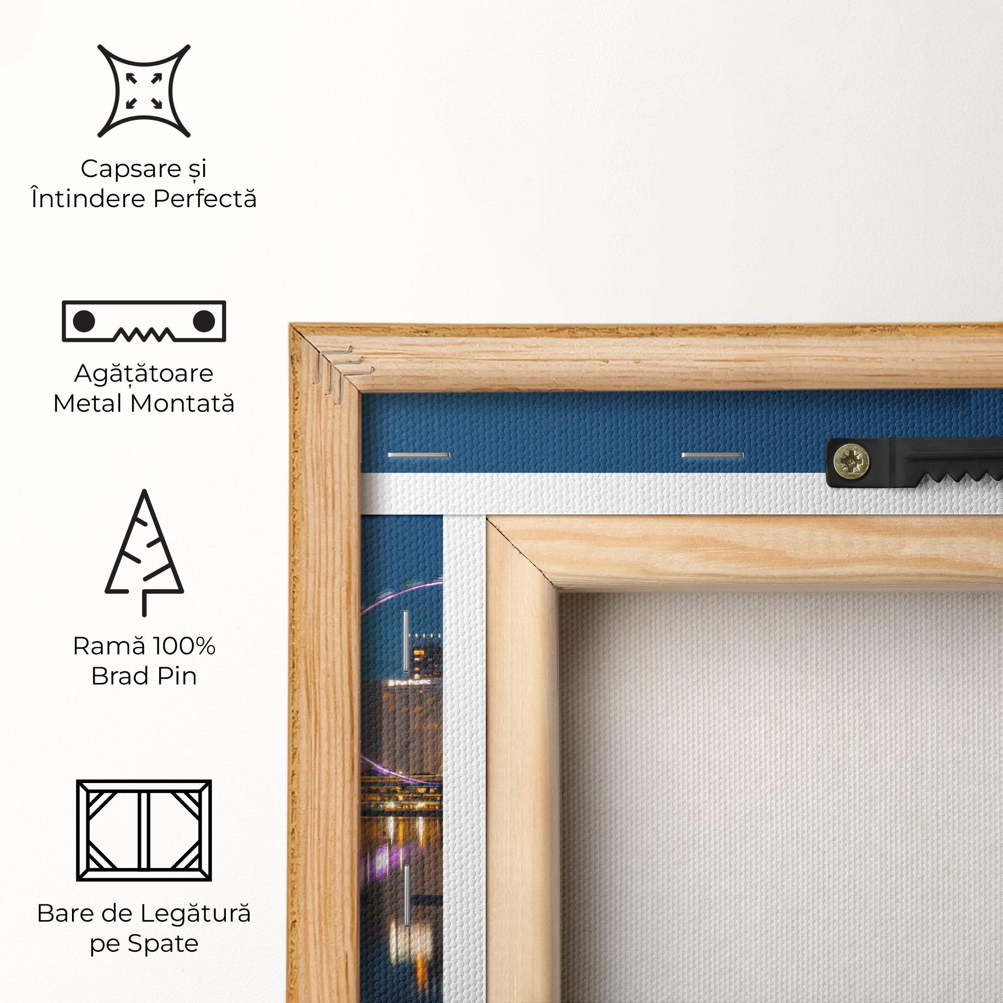 Tablou Canvas Singapore City Skyline mockup 5