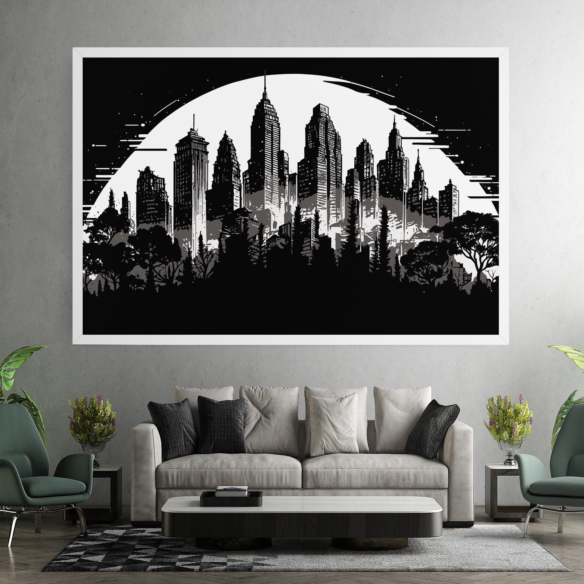 Tablou Canvas Australia Moon mockup 7