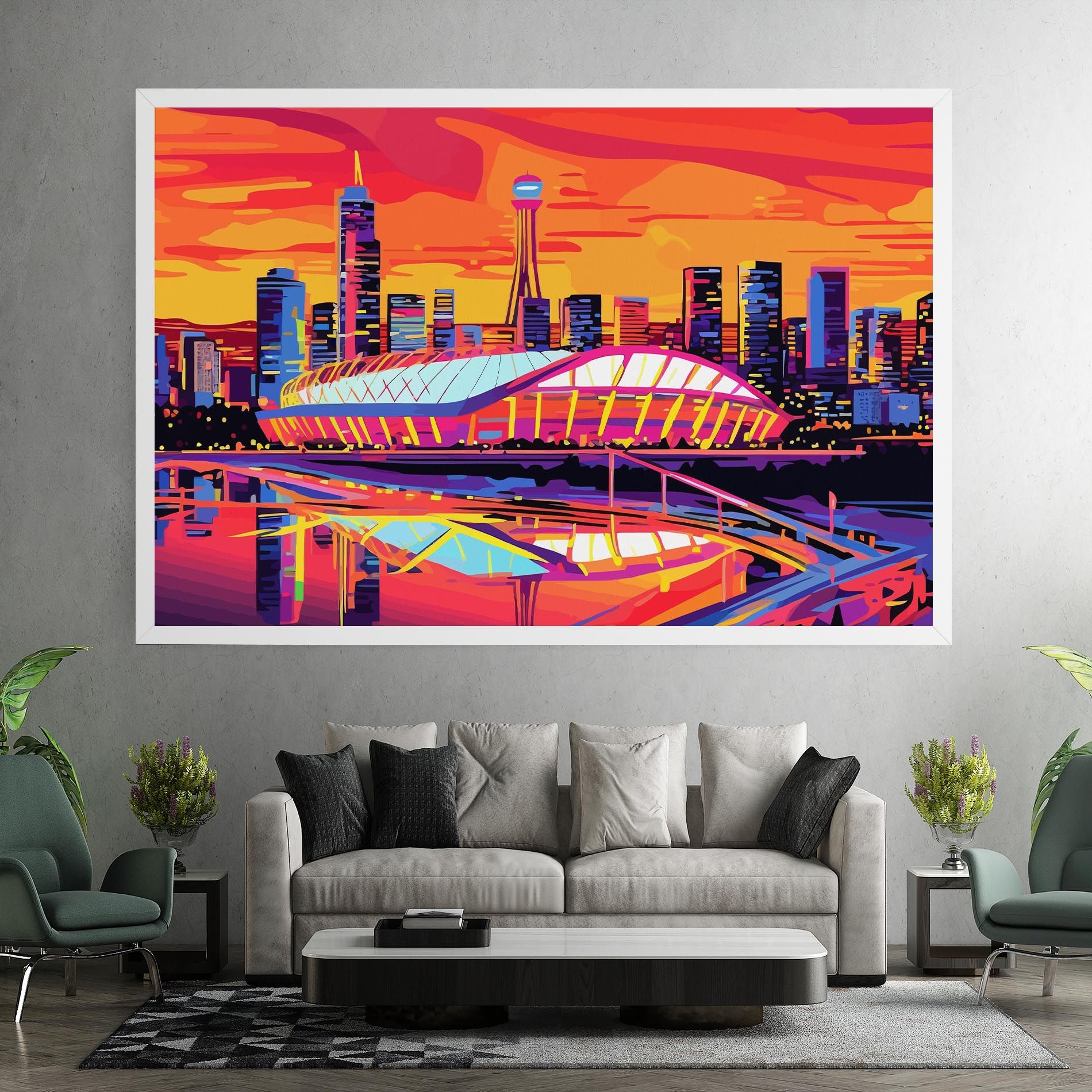 Australian Orange Sunset mockup 7