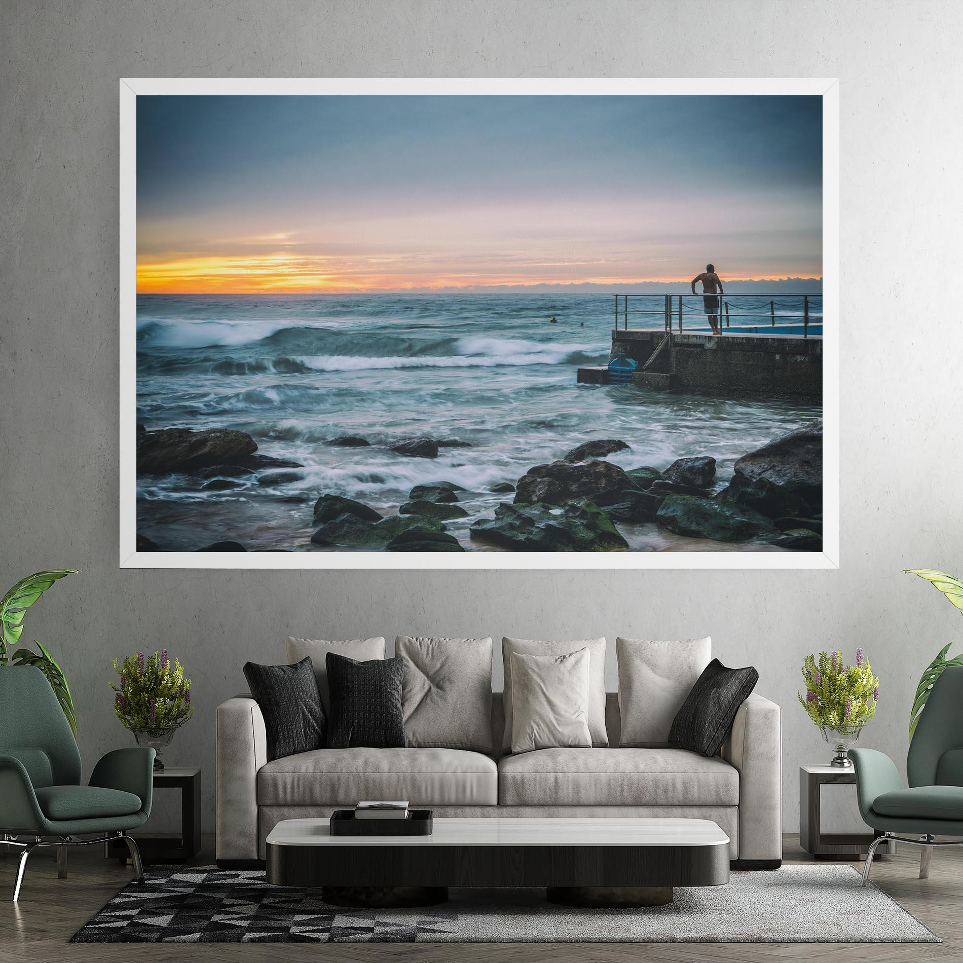 Tablou Canvas Bondi Beach Sunset mockup 7
