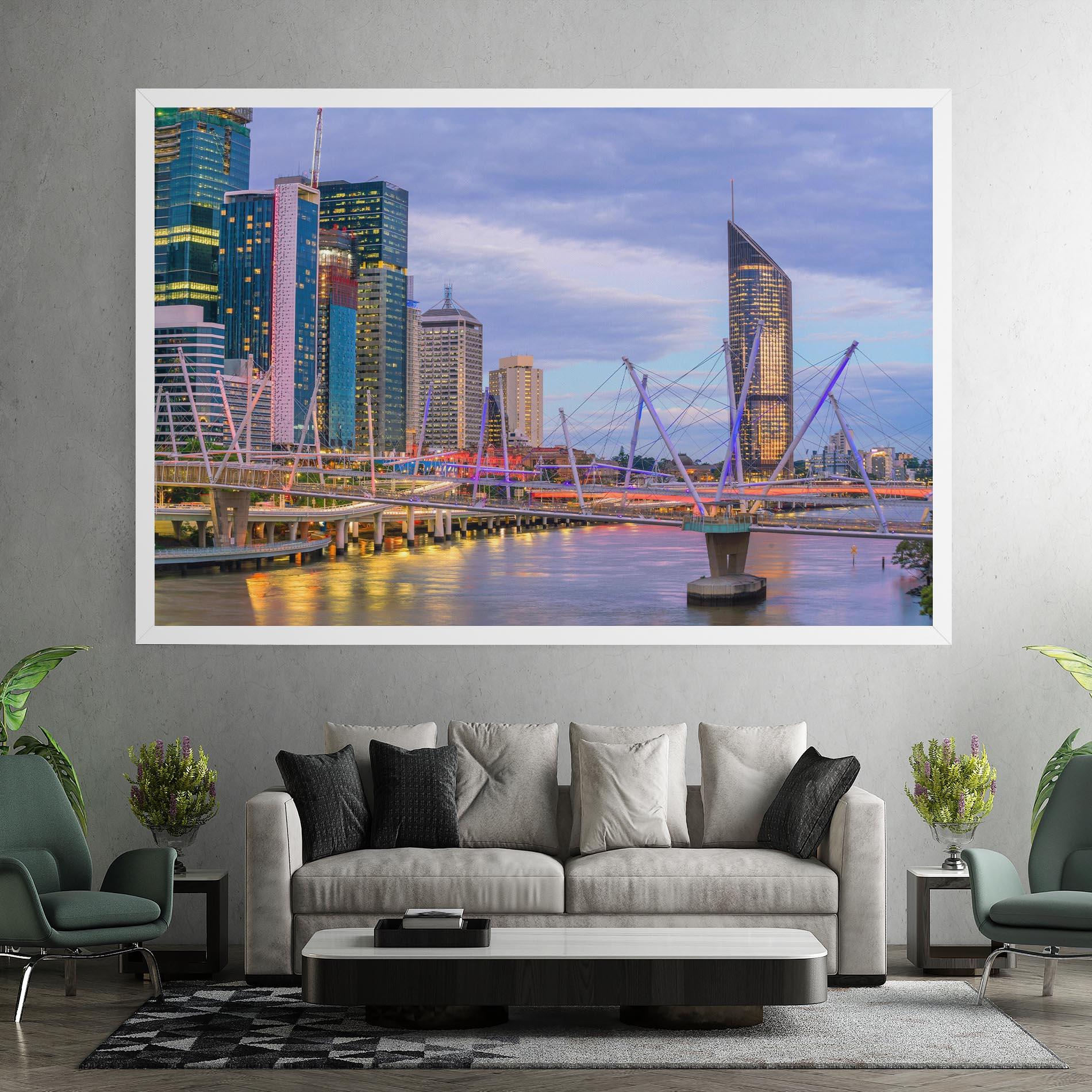 Tablou Canvas Brisbane River Australia mockup 7