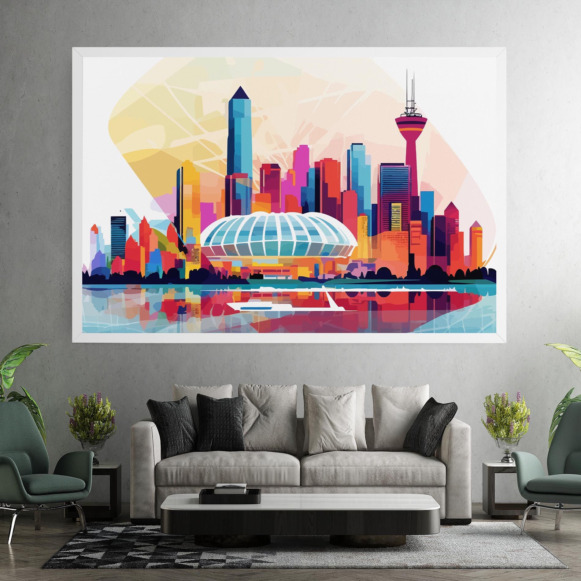 Olympic Stadium Color mockup 7