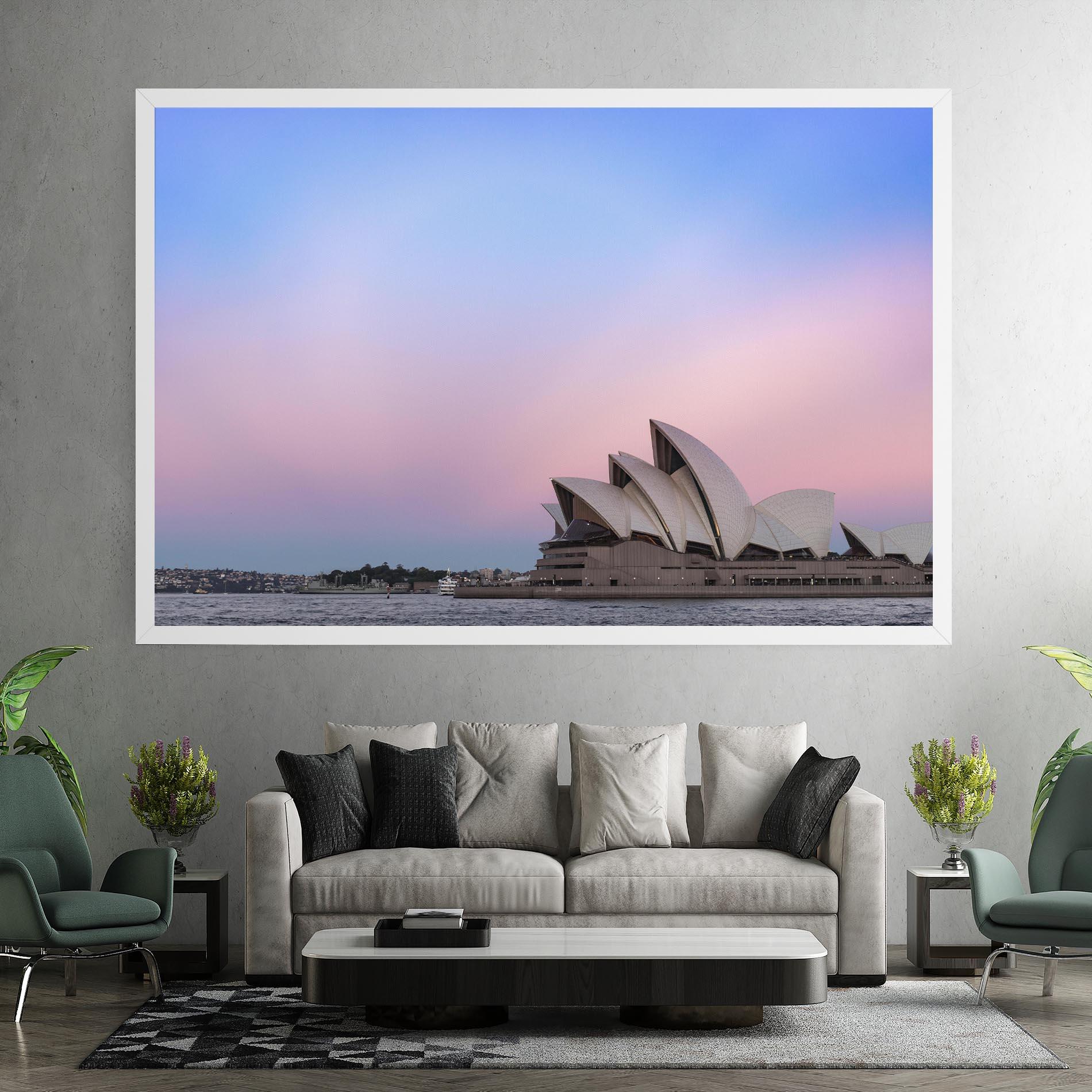 Tablou Canvas Sydney Purple Sky mockup 7