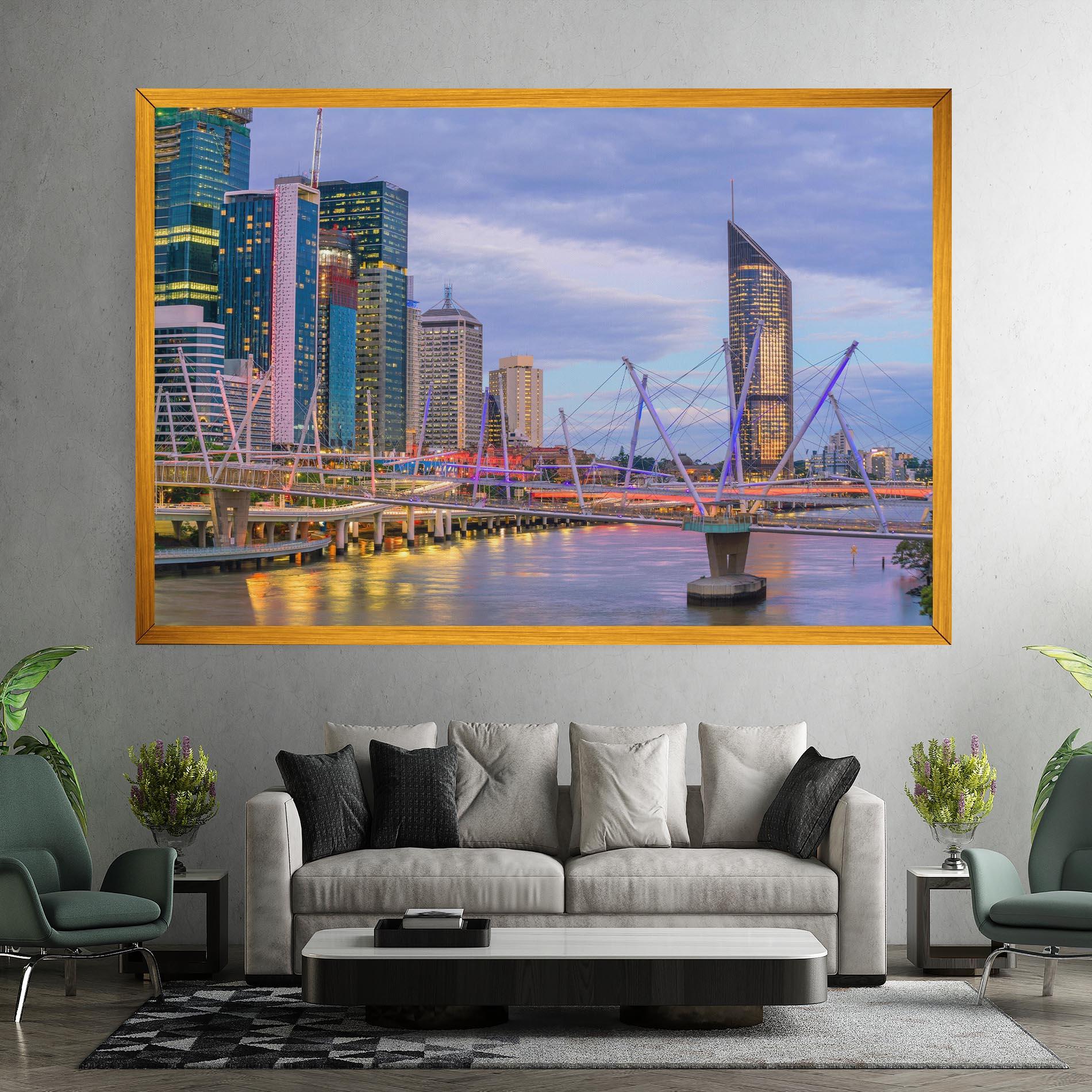 Tablou Canvas Brisbane River Australia mockup 7