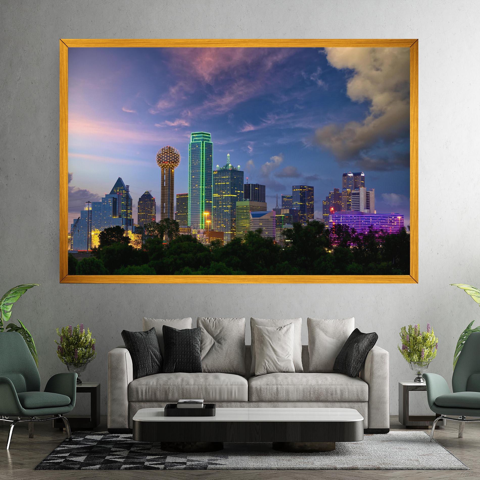 Tablou Canvas Dallas Dusk mockup 7