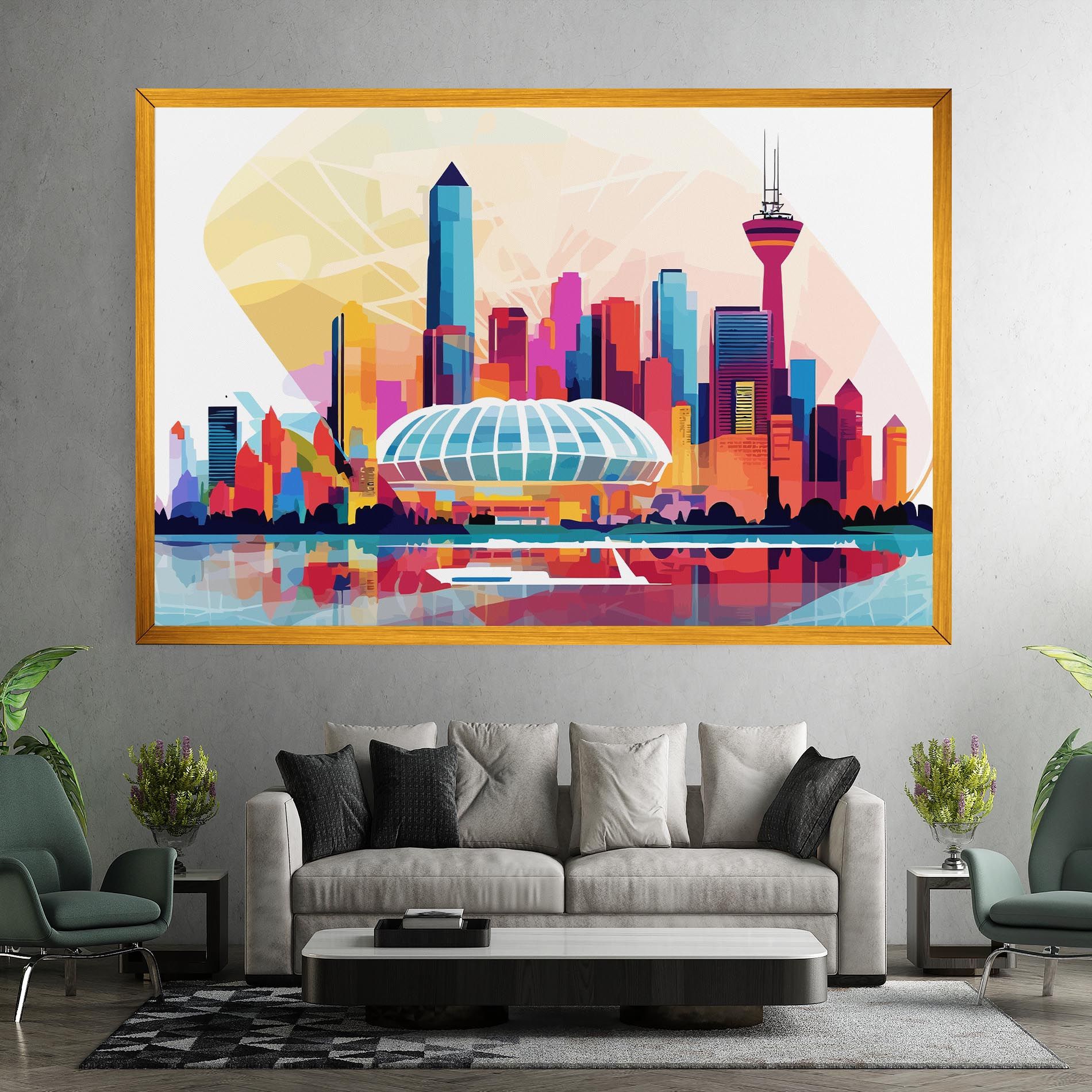 Olympic Stadium Color mockup 7