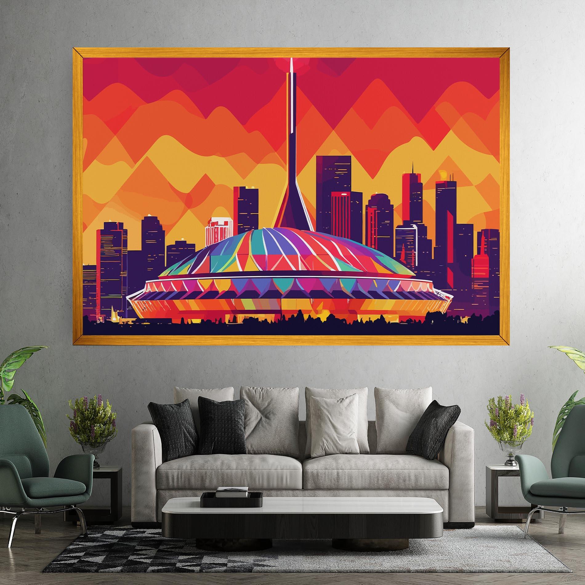 Tablou Canvas Olympic Stadium mockup 7