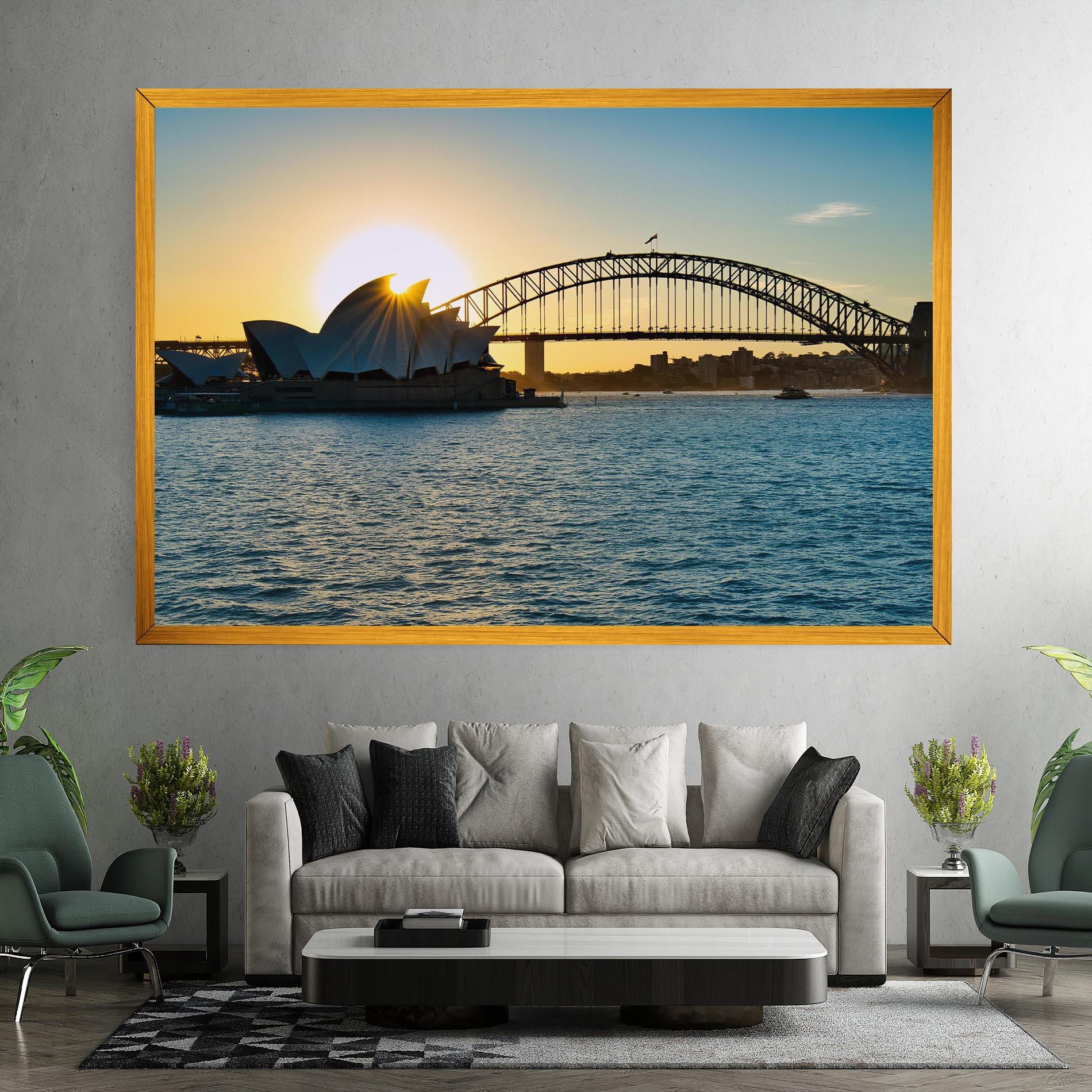 Tablou Canvas Sunrise Sydney mockup 7