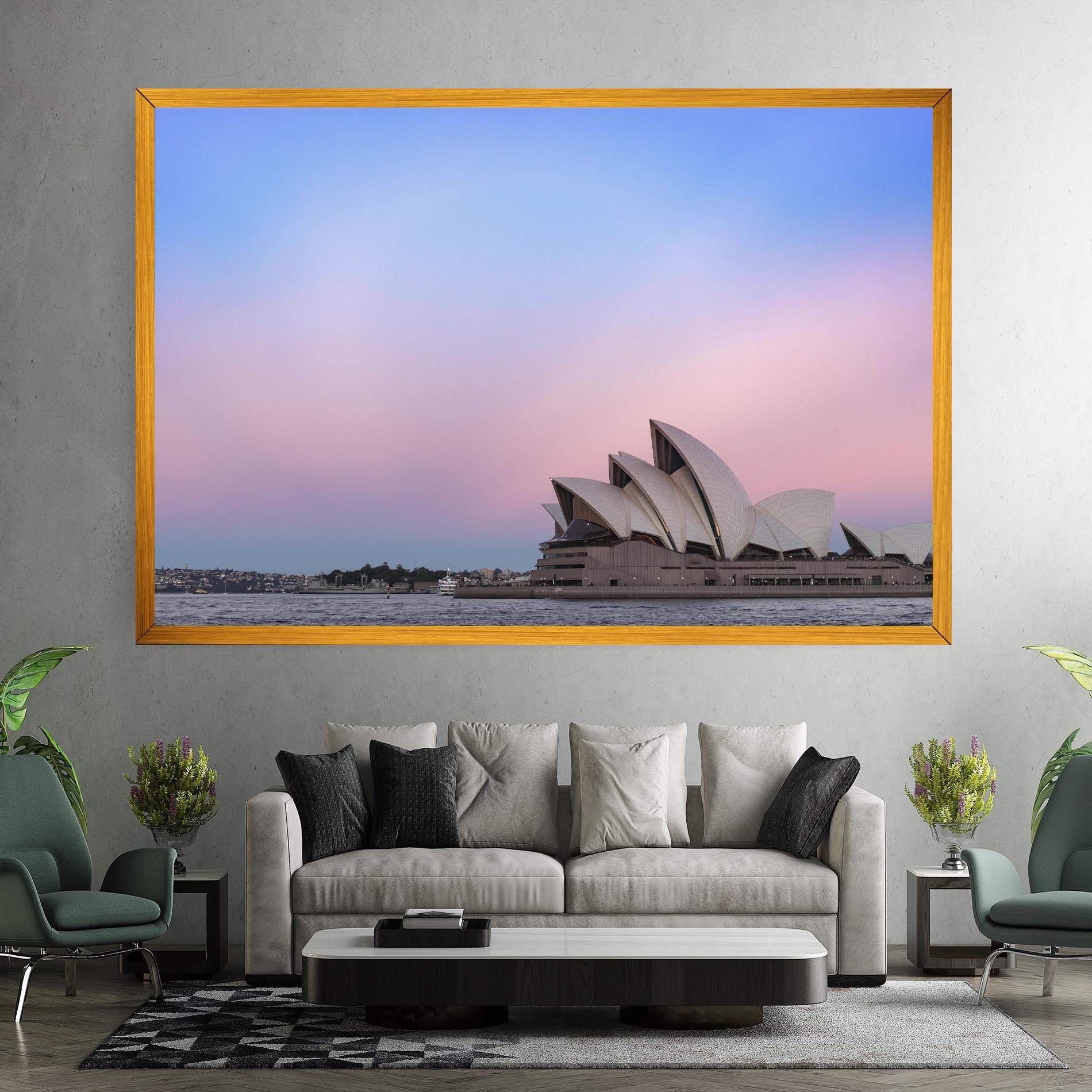 Tablou Canvas Sydney Purple Sky mockup 7
