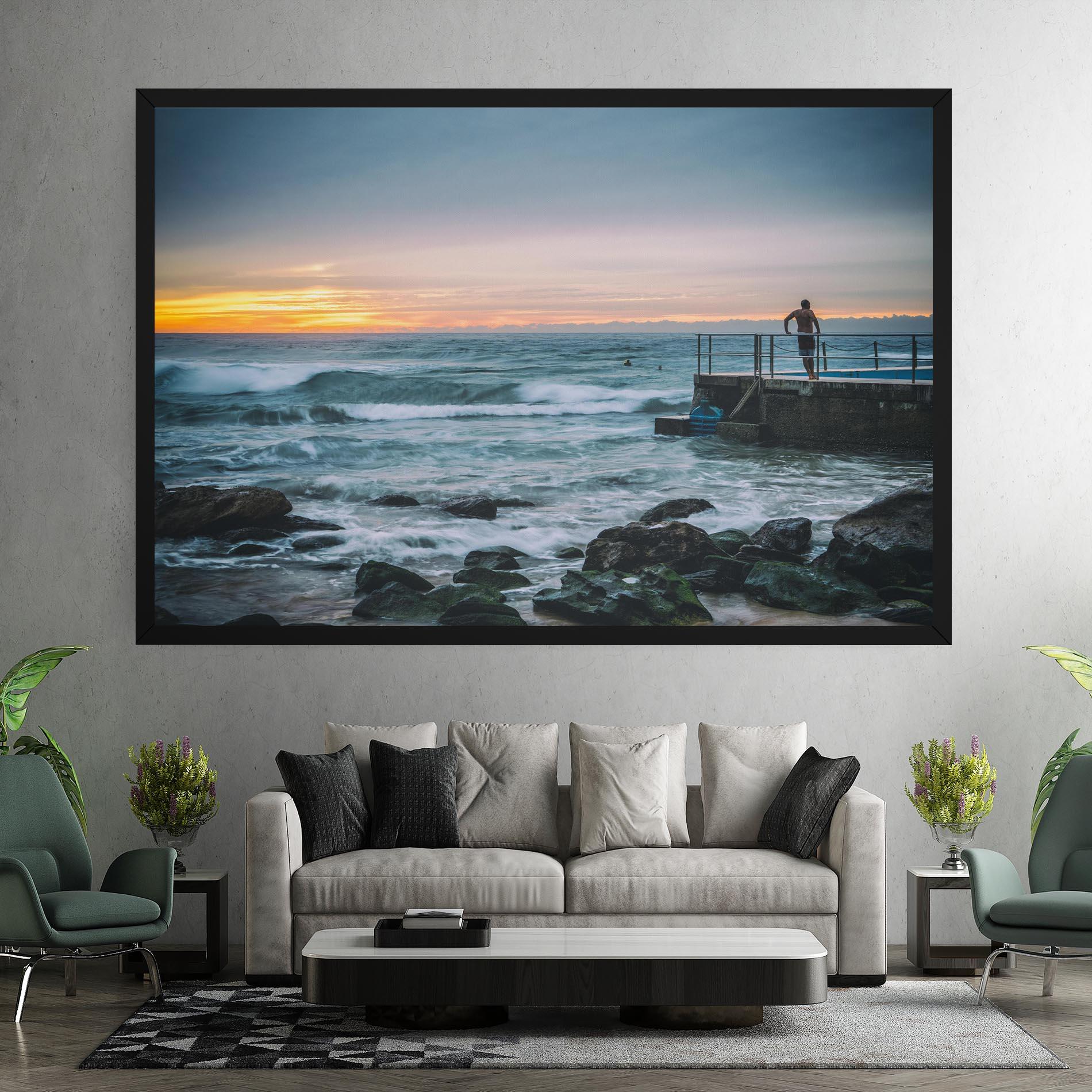 Tablou Canvas Bondi Beach Sunset mockup 7