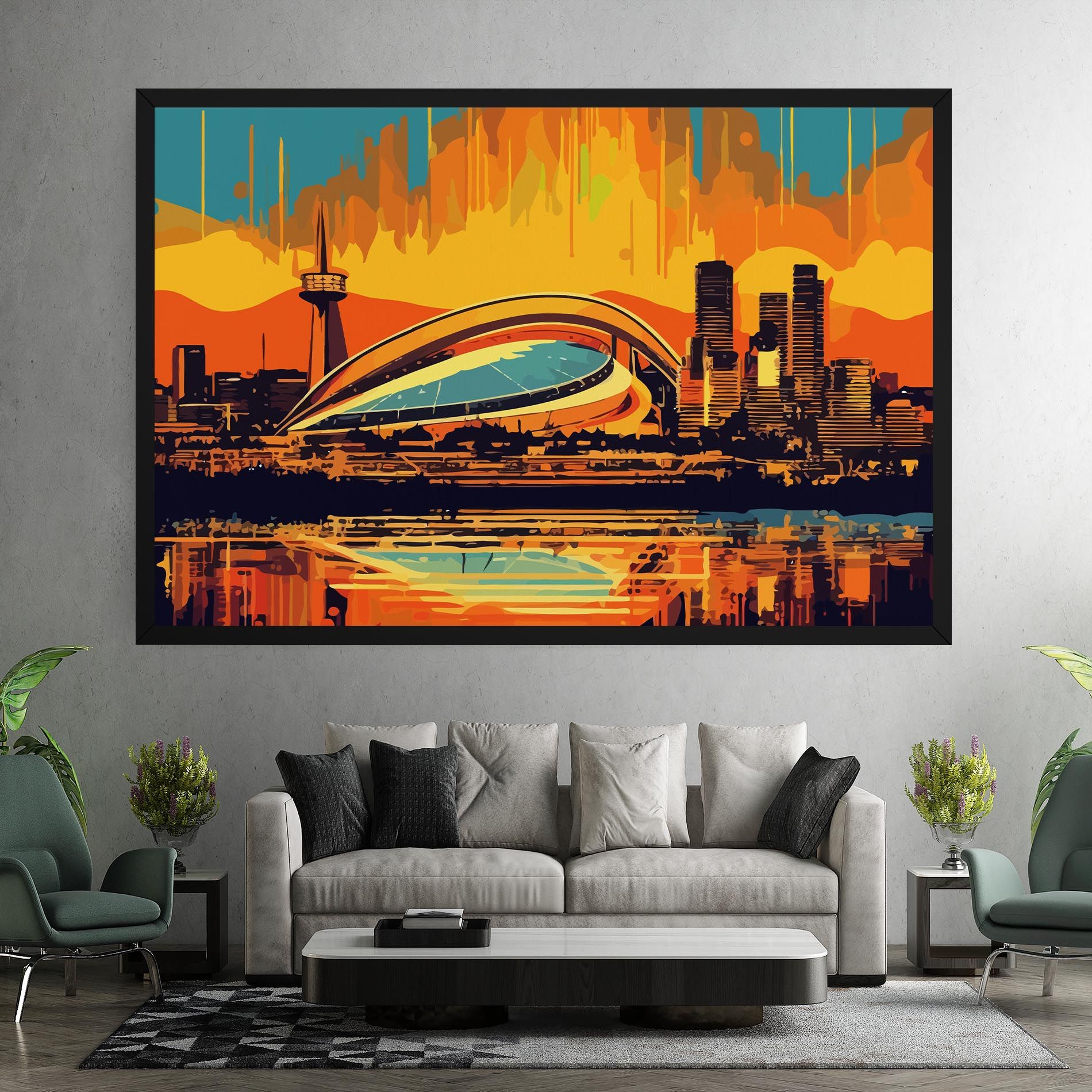 Montreal Skyline mockup 7